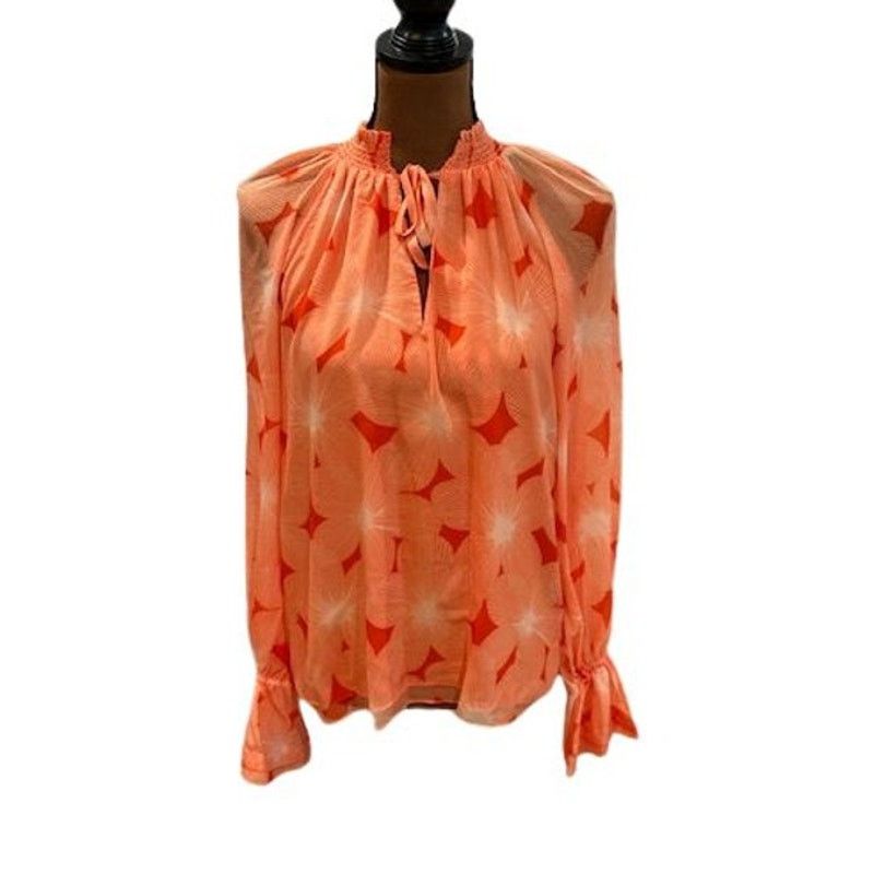 Ramy Brook Ramy Brook “Clark” Floral Long Sleeve Blouse – NWT Size XS / US 0-2 / IT 36-38 - 1 Thumbnail