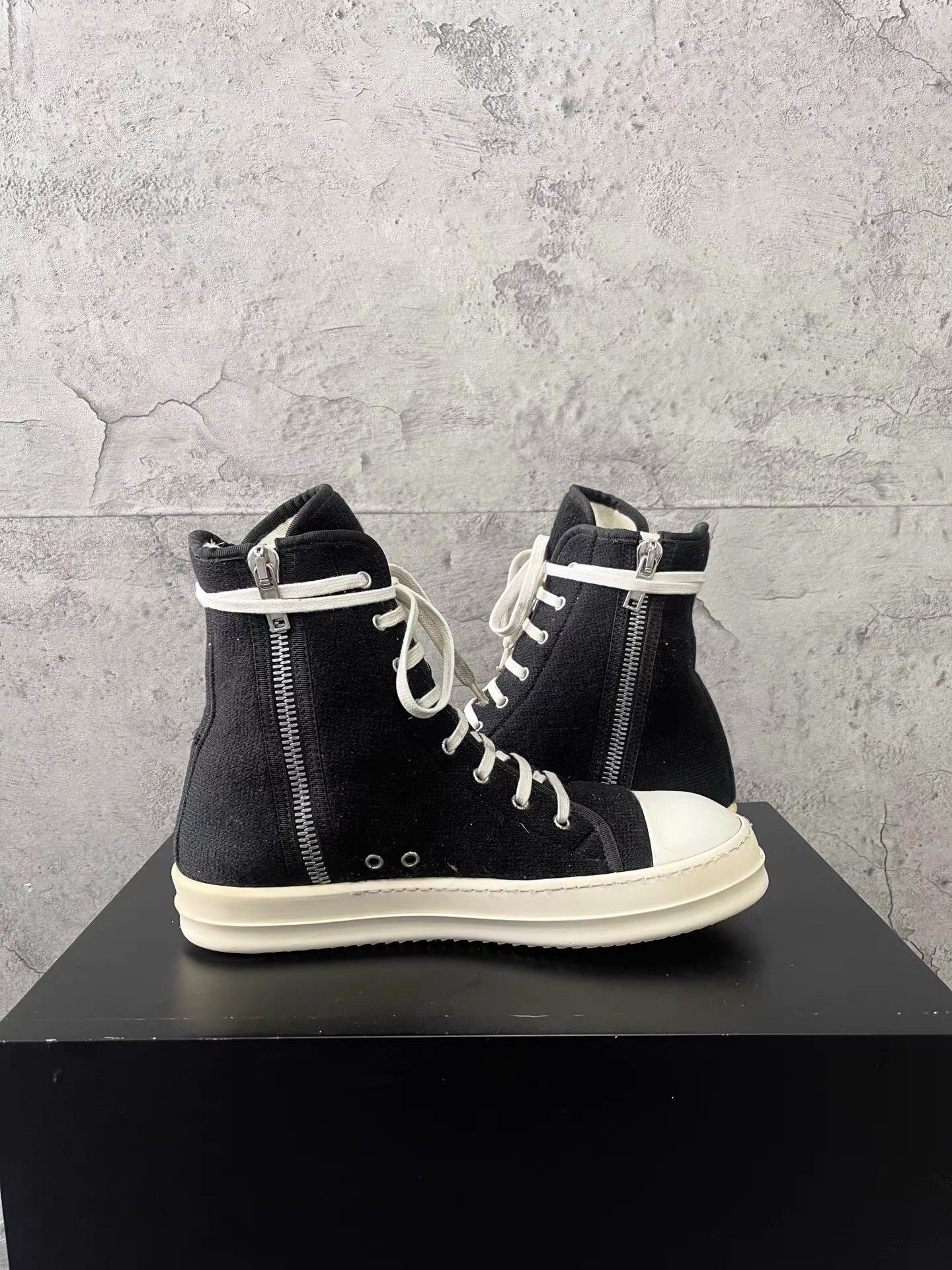 Rick Owens Rick Owens DRKSHDW Wool Big Converse K34 Size US 8.5 / EU 41-42 - 5 Thumbnail