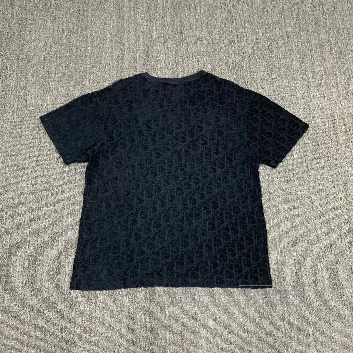 Dior Black Patterned Short-Sleeve Shirt. Size US M / EU 48-50 / 2 - 2 Thumbnail