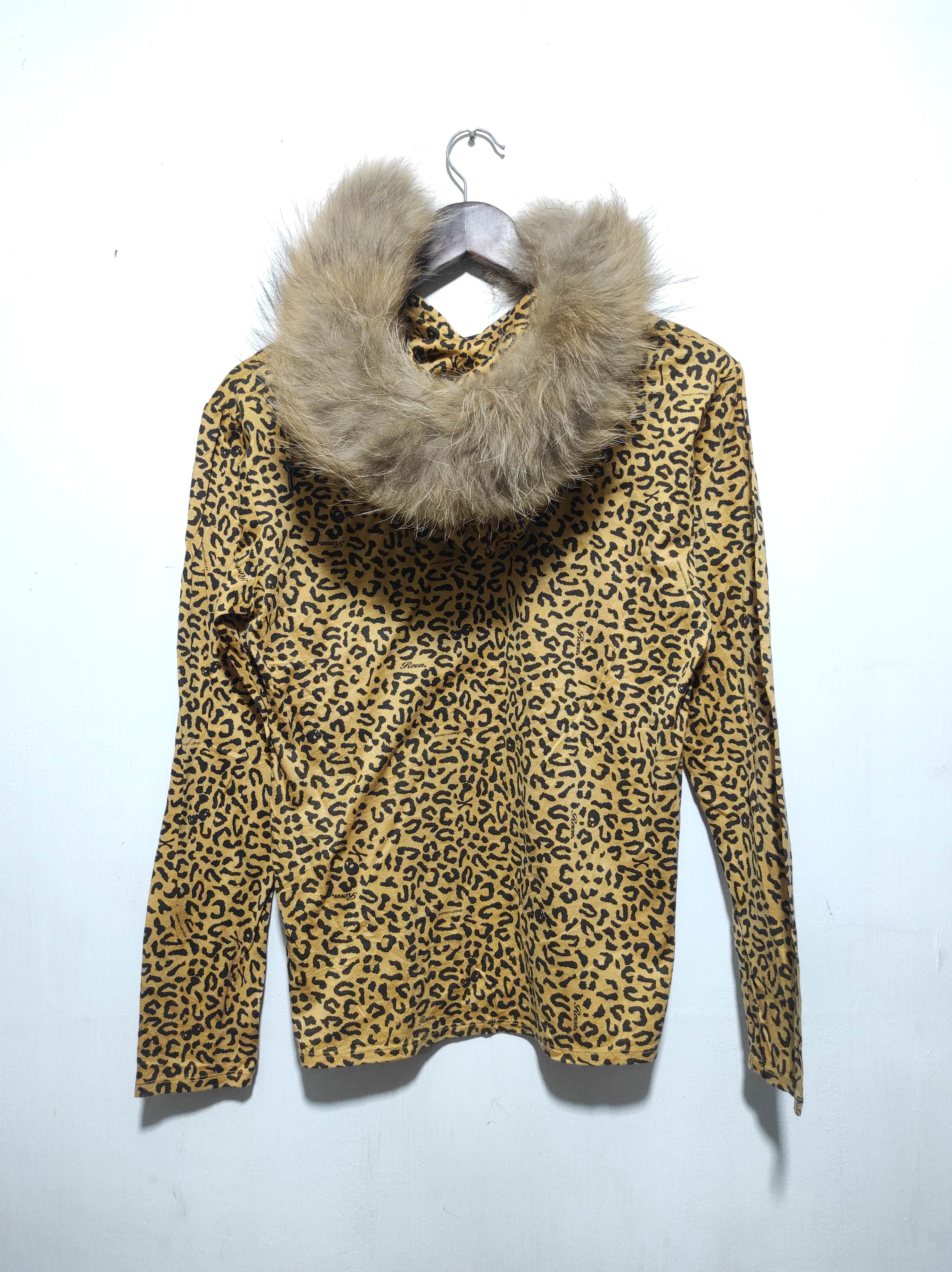 If Six Was Nine Roen x Semantic Design Leopard Fur Hoodie If6Was9 LGB style Size US S / EU 44-46 / 1 - 12 Thumbnail