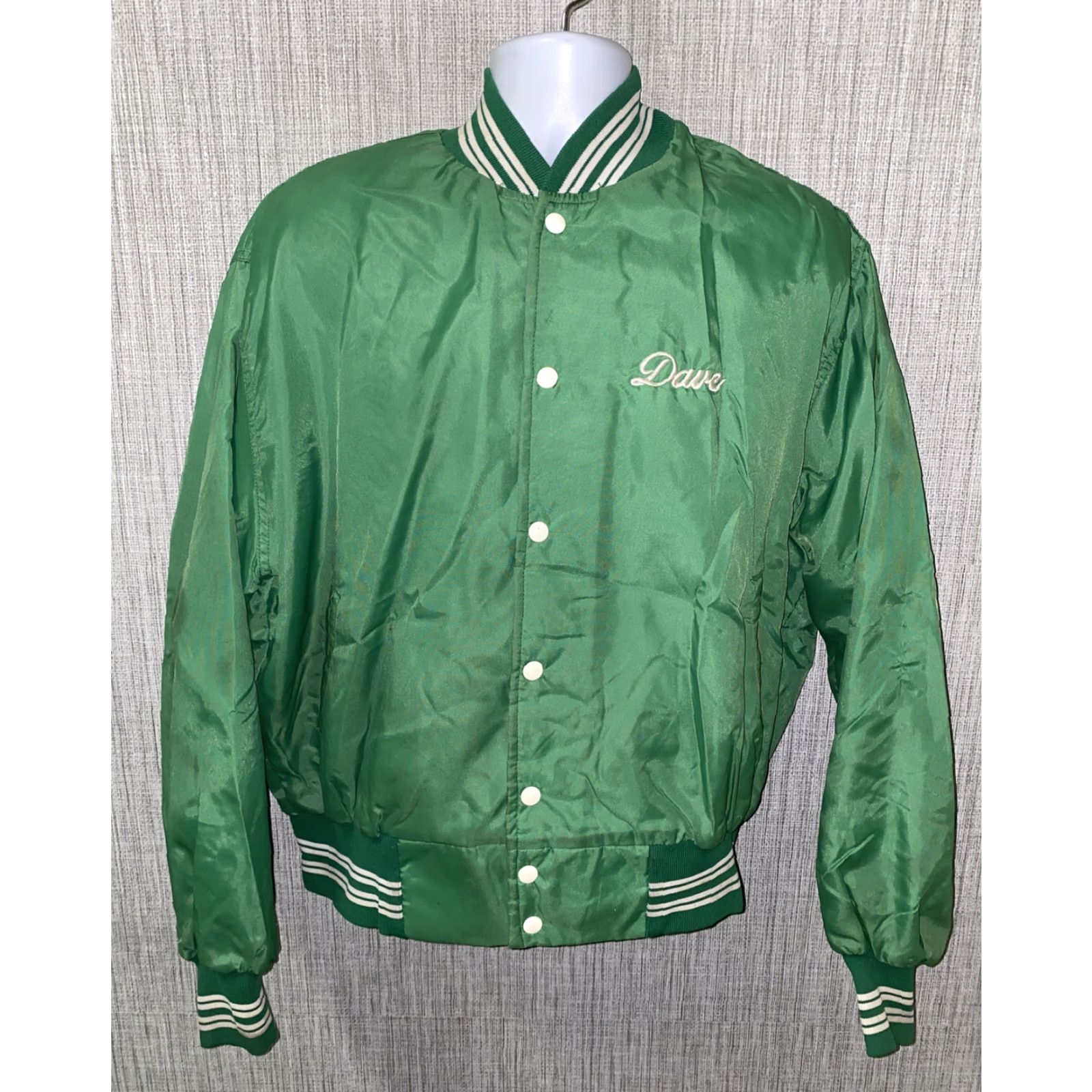 Vintage West Wind Men's Jacket XL Green Casual Cotton Snap Button USA Made Size US XL / EU 56 / 4 - 2 Thumbnail