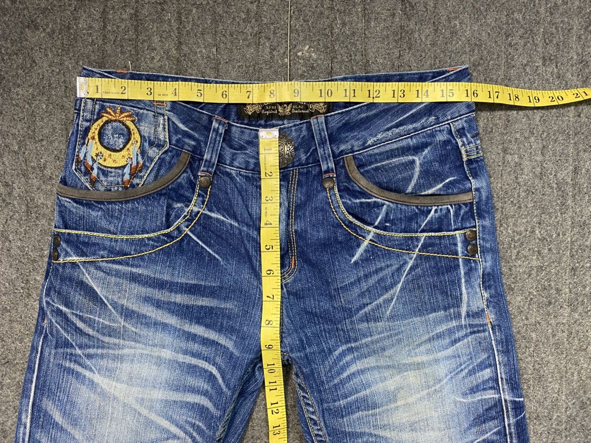 Other Red Pepper Red Label Whisker Denim Jeans Embroidery Logo Size US 32 / EU 48 - 18 Thumbnail