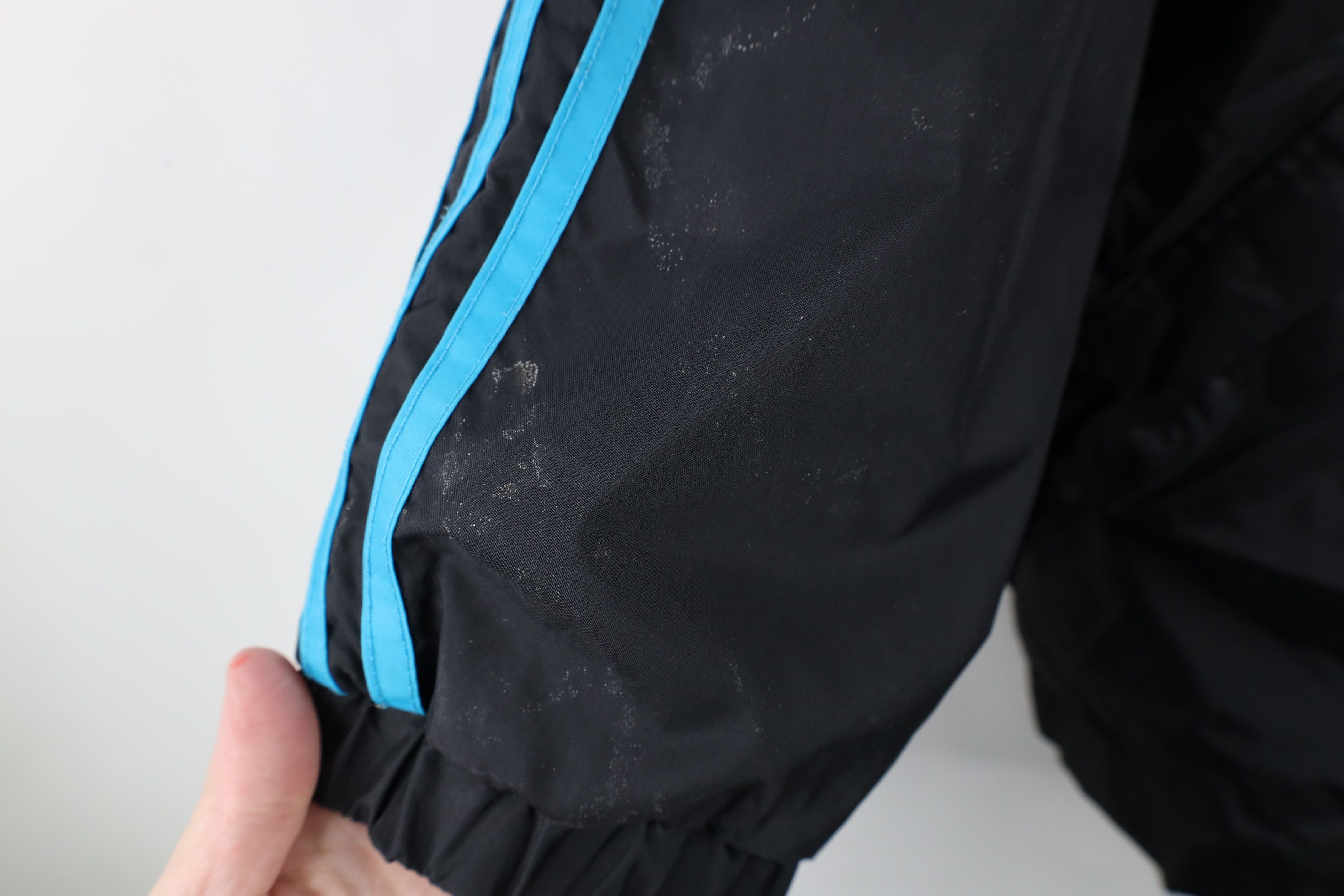 Adidas × Vintage Vintage 90s Adidas Spell Out Lined Hooded Windbreaker Jacket Size US XL / EU 56 / 4 - 9 Thumbnail