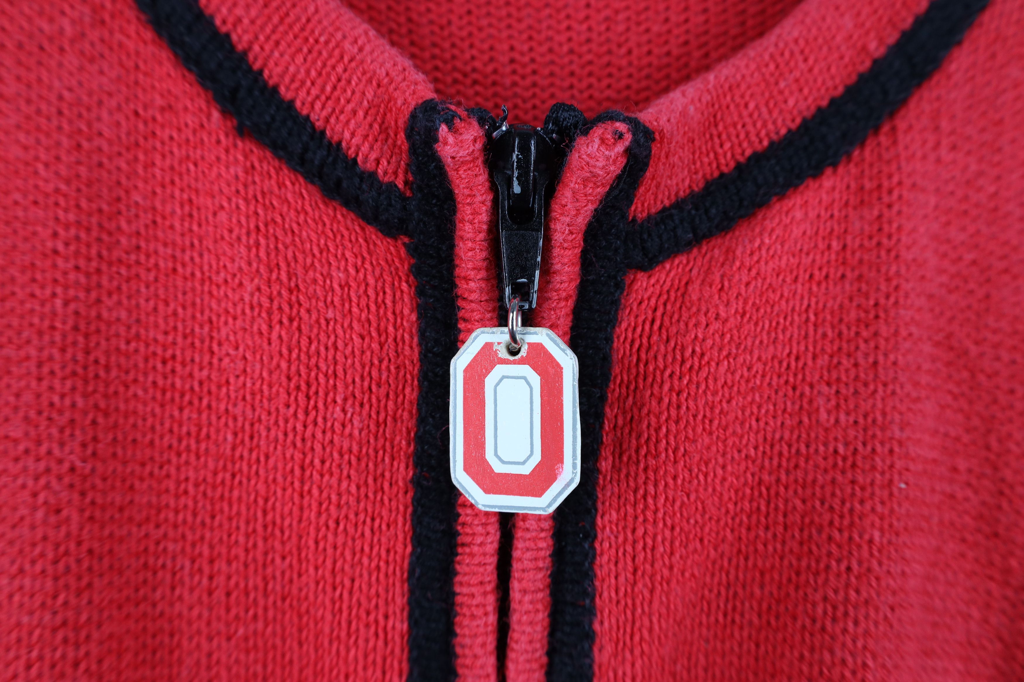 Vintage Vintage 90s Ohio State University Football Knit Sweater Size XL / US 12-14 / IT 48-50 - 4 Thumbnail