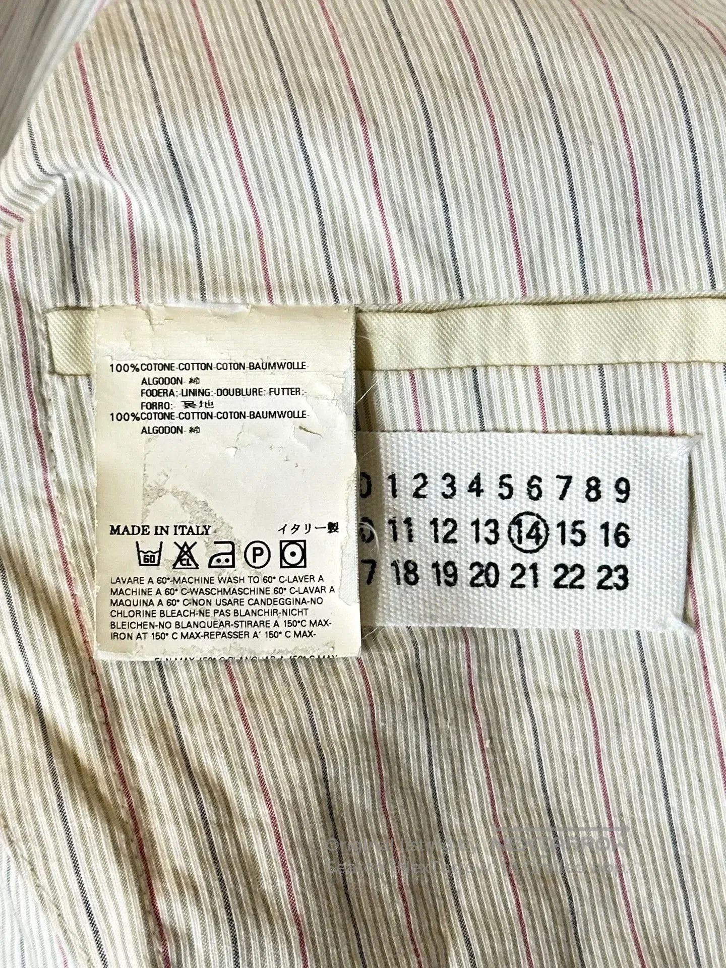 Maison Margiela Maison Martin Margiela Padded Shoulder Blazer. Size US L / EU 52-54 / 3 - 5 Thumbnail