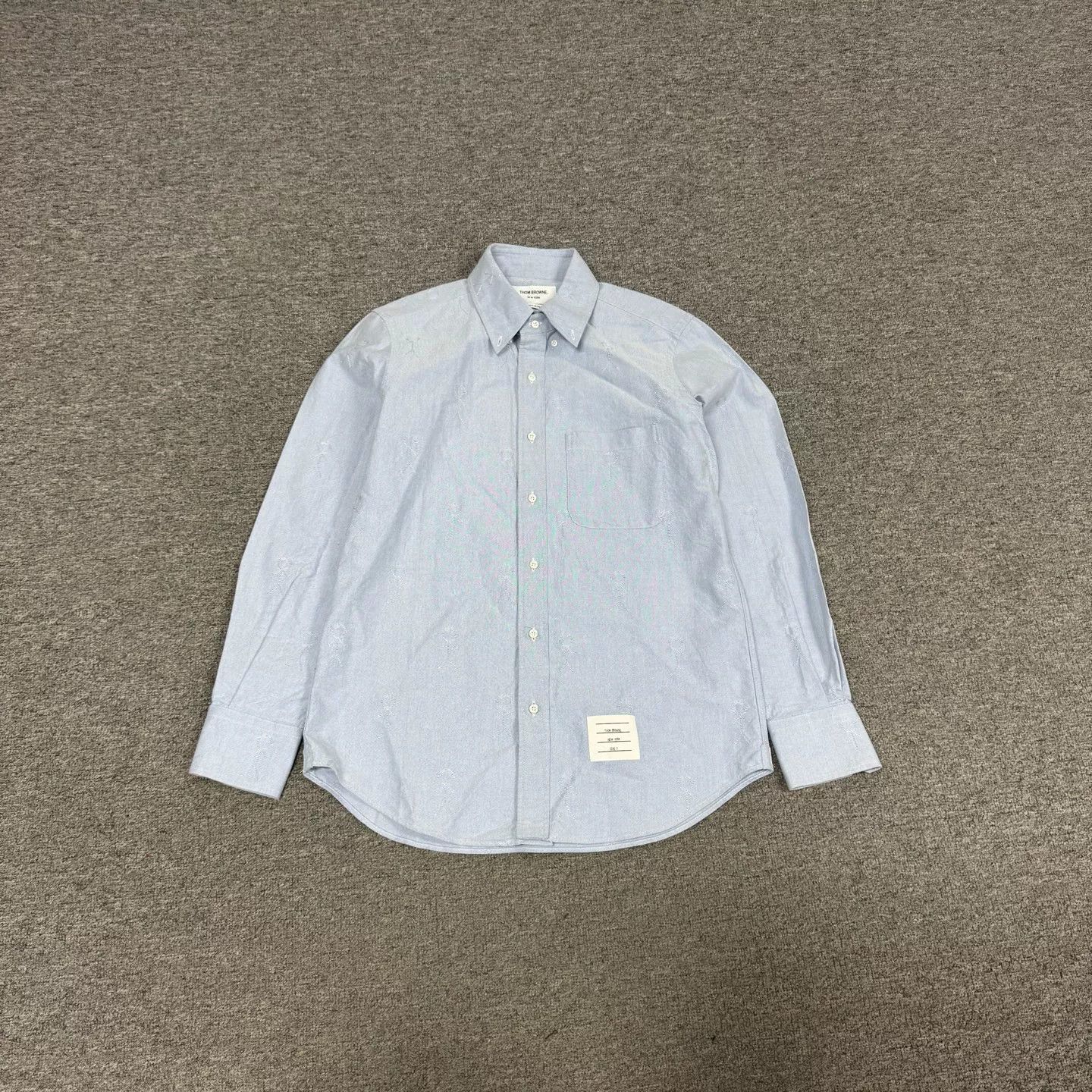 Thom Browne thom browne long sleeve shirt with embroidery Size US M / EU 48-50 / 2 - 1 Thumbnail