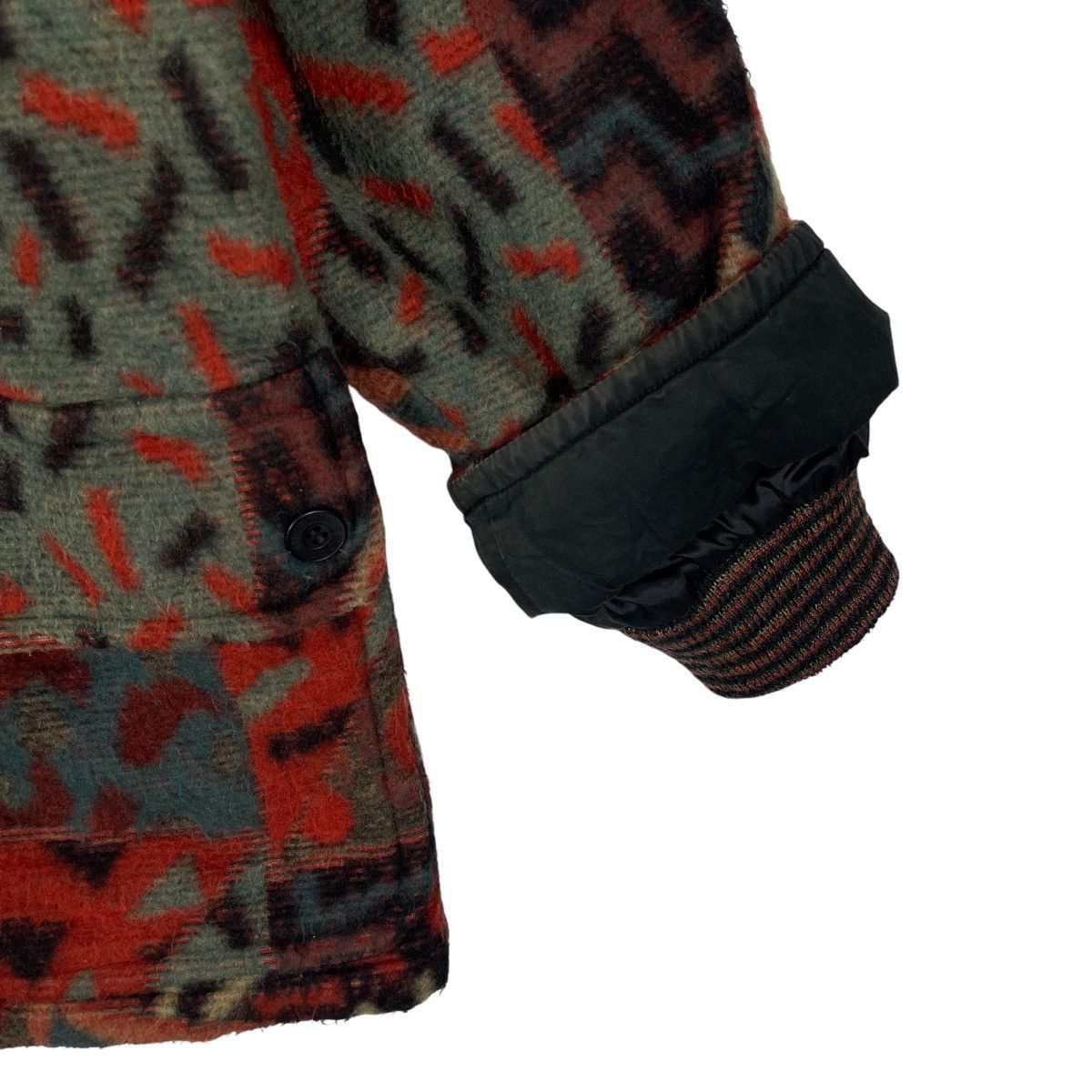 Missoni Vintage Missoni Sport Geometric Abstract Wool Blend Jacket Size M / US 6-8 / IT 42-44 - 5 Thumbnail