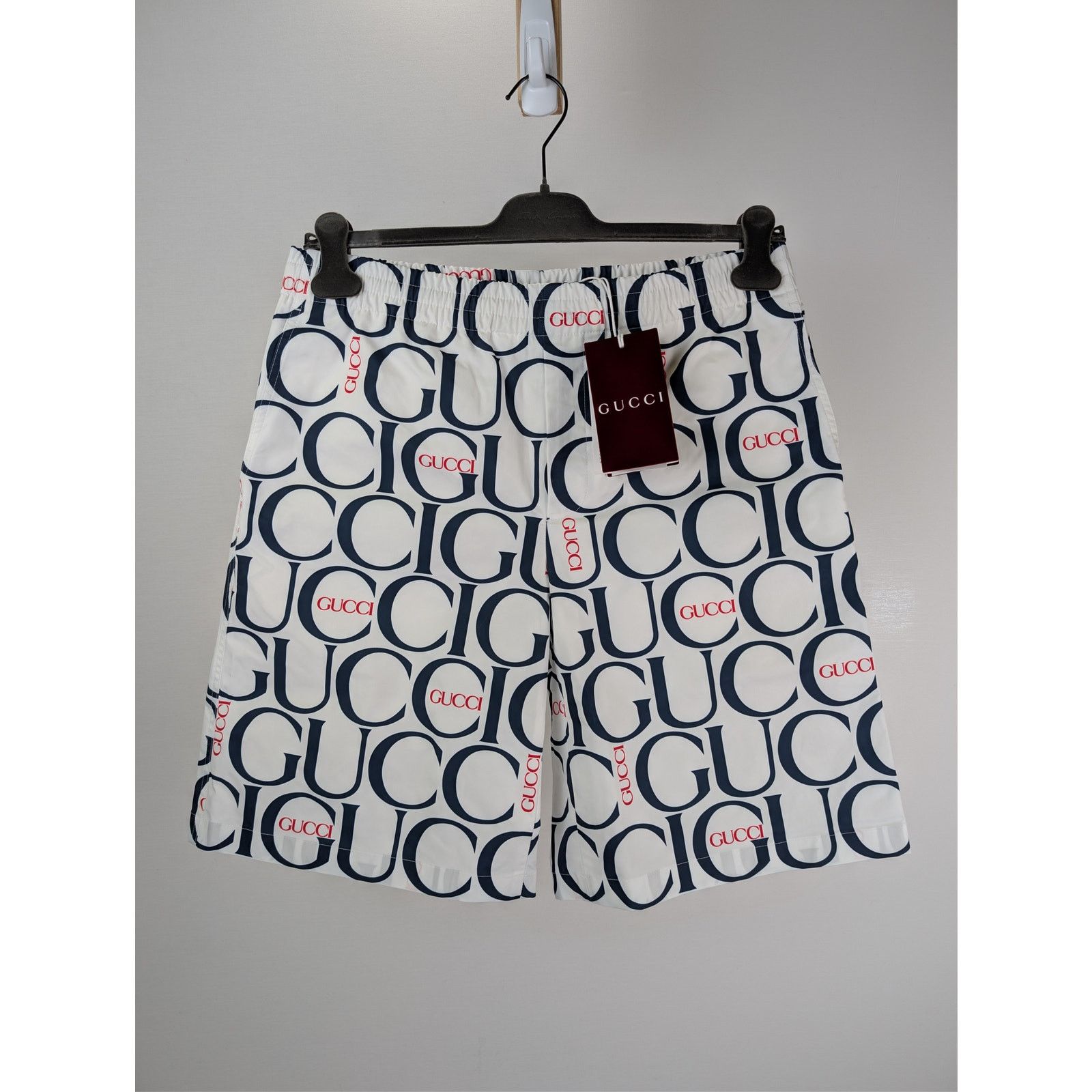Gucci o1rshd1 GG Magazine Maxi on PL Print Short Pant Shorts White Size US 34 / EU 50 - 2 Thumbnail