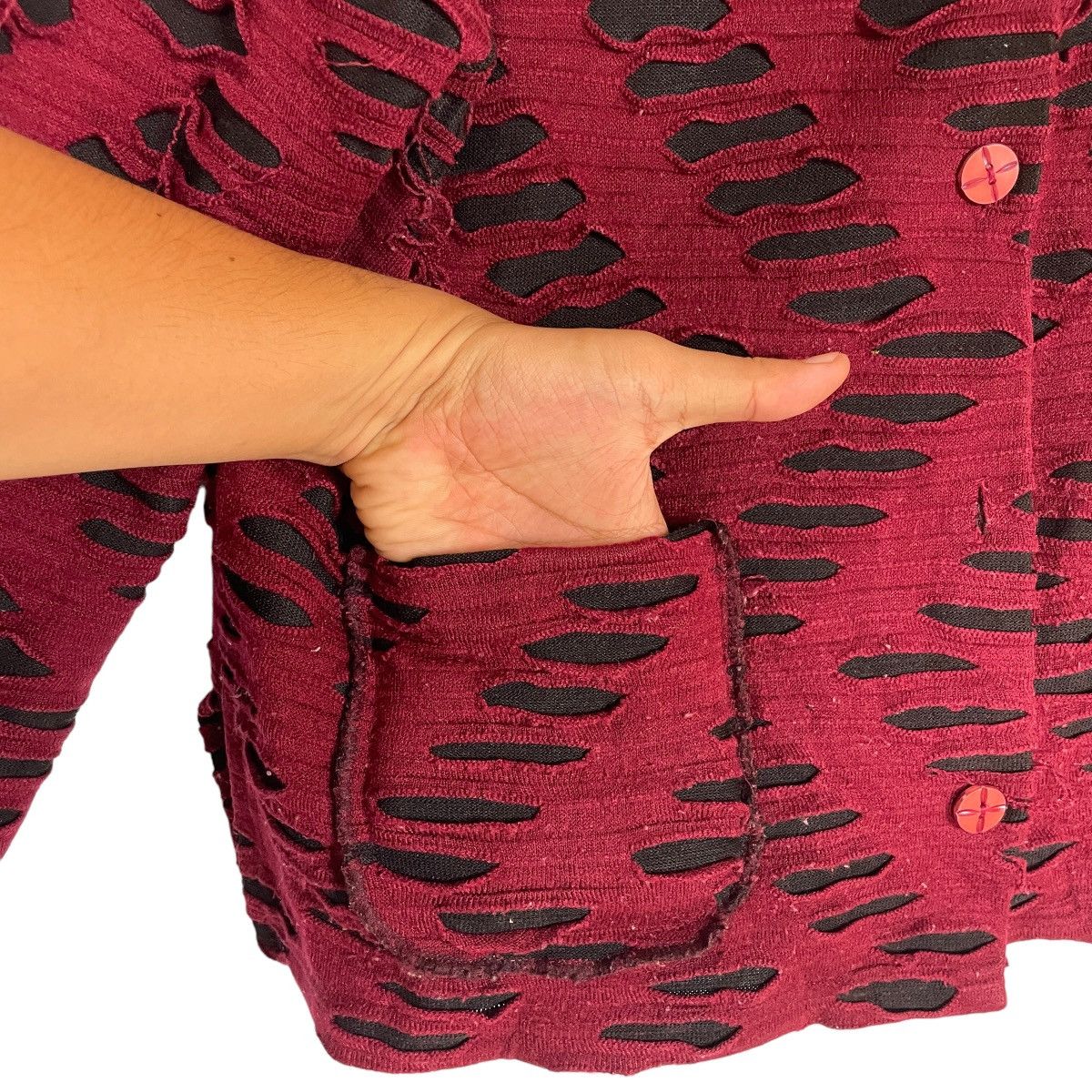 Designer Japanese Bondage Ripped Jacket Size M / US 6-8 / IT 42-44 - 8 Thumbnail