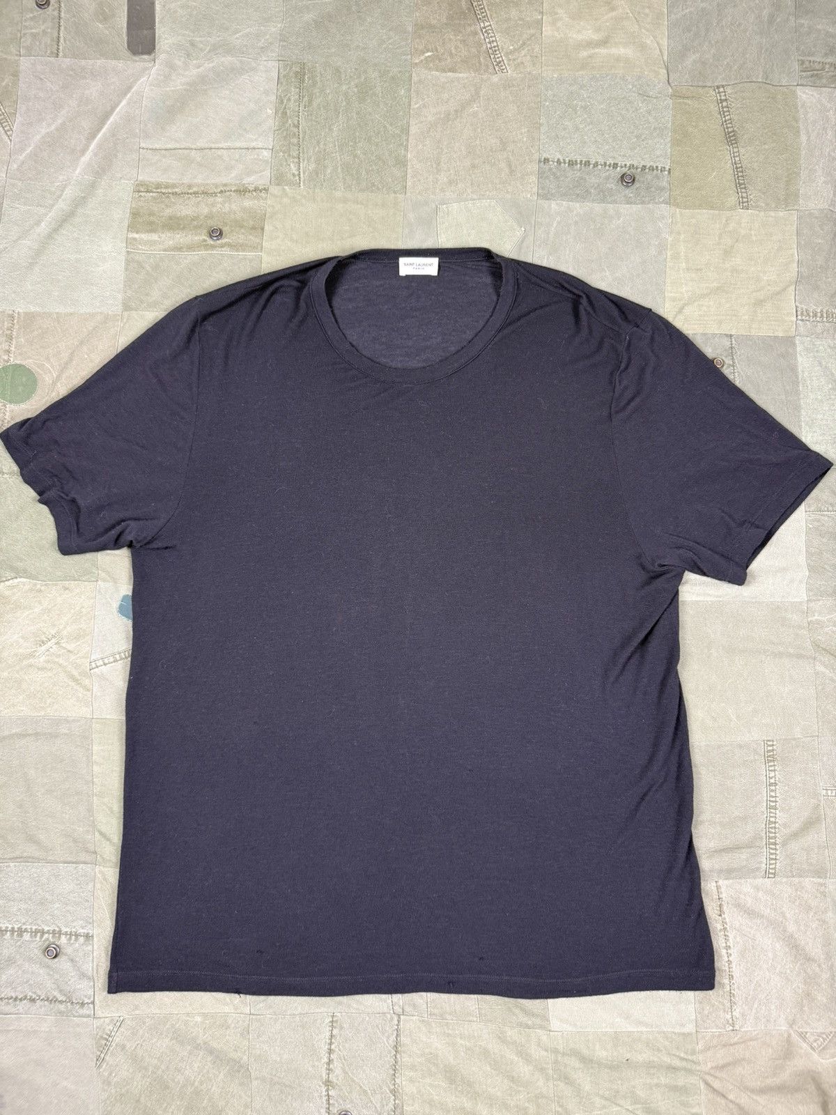 Saint Laurent Paris Viscose Tee Size US XL / EU 56 / 4 - 1 Thumbnail
