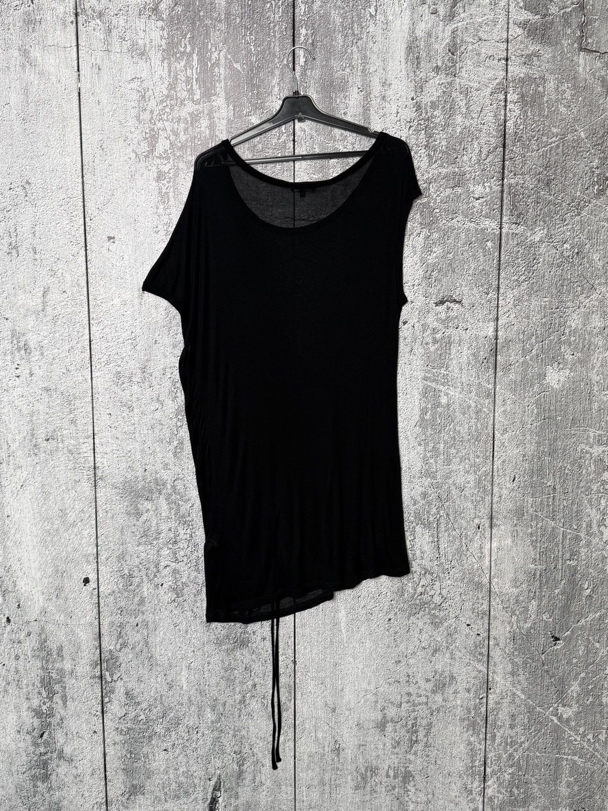 Ann Demeulemeester Ann Demeulemeester Avant-Garde Sheer Top Asymmetric Modal Size L / US 10 / IT 46 - 10 Thumbnail