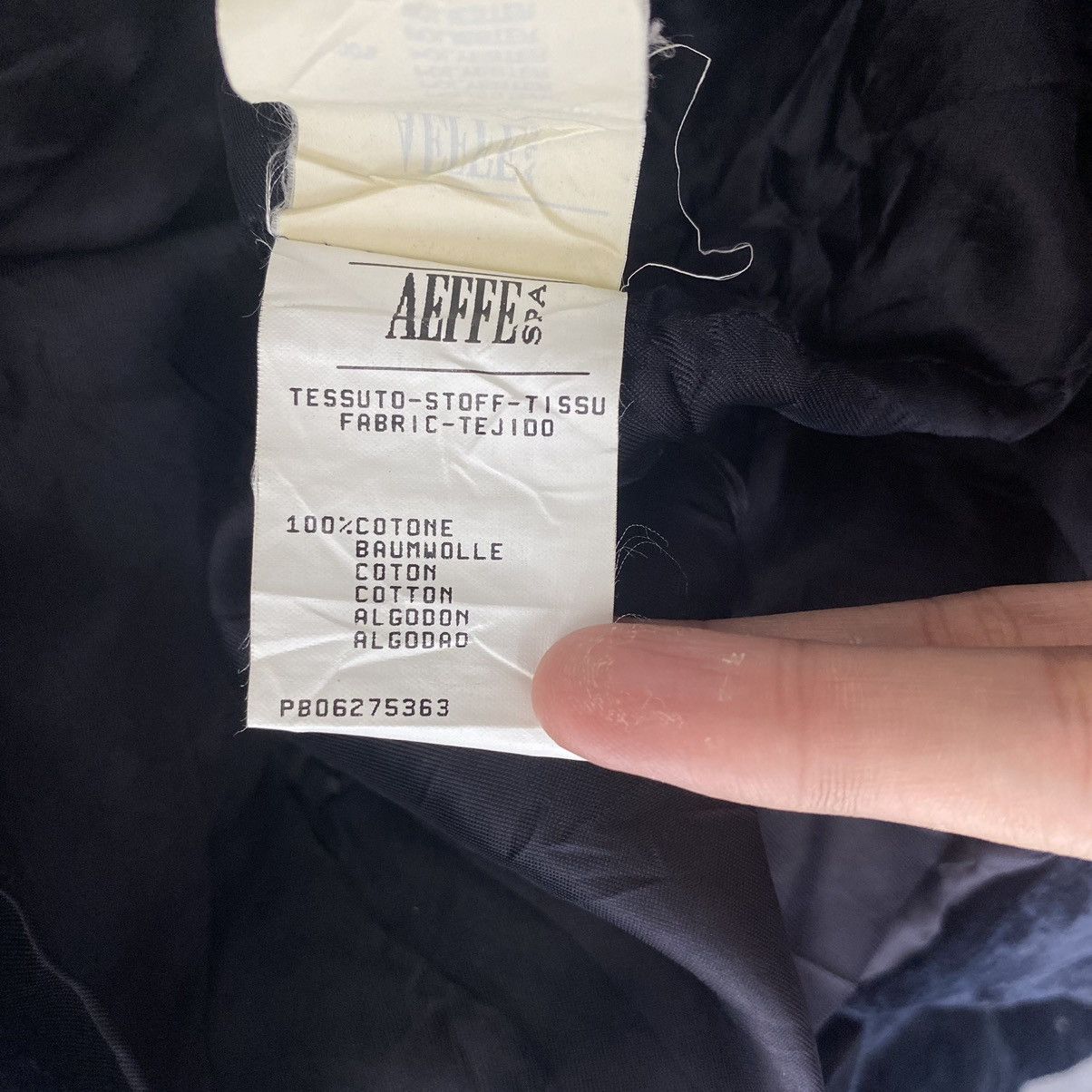 Vintage Vintage FERRETTI STUDIO Italian Brand Velvet Black Coat Size US M / EU 48-50 / 2 - 9 Thumbnail