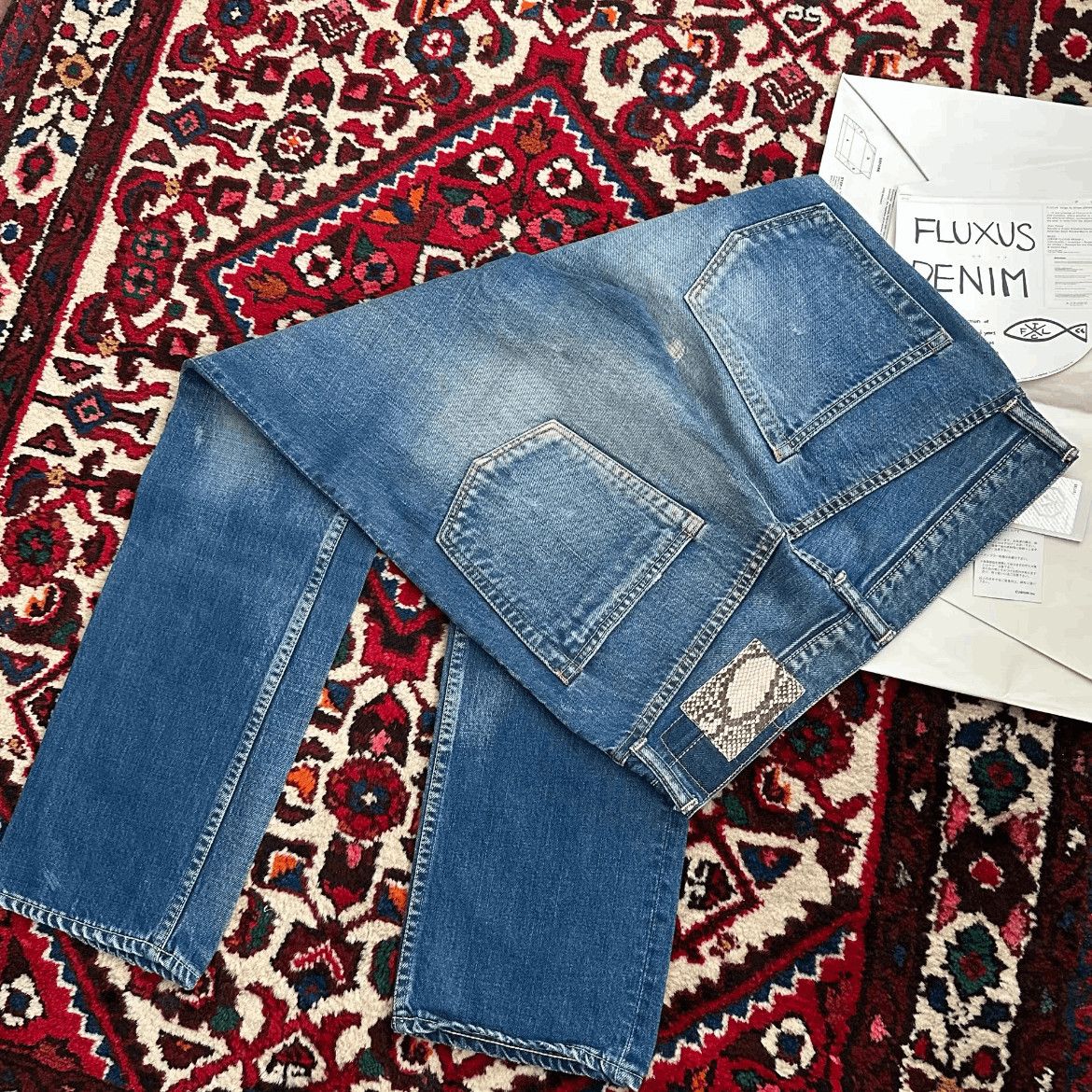 Visvim Visvim Visvim 10AW Snake Leather Patch Denim-2506 Size US 32 / EU 48 - 4 Thumbnail
