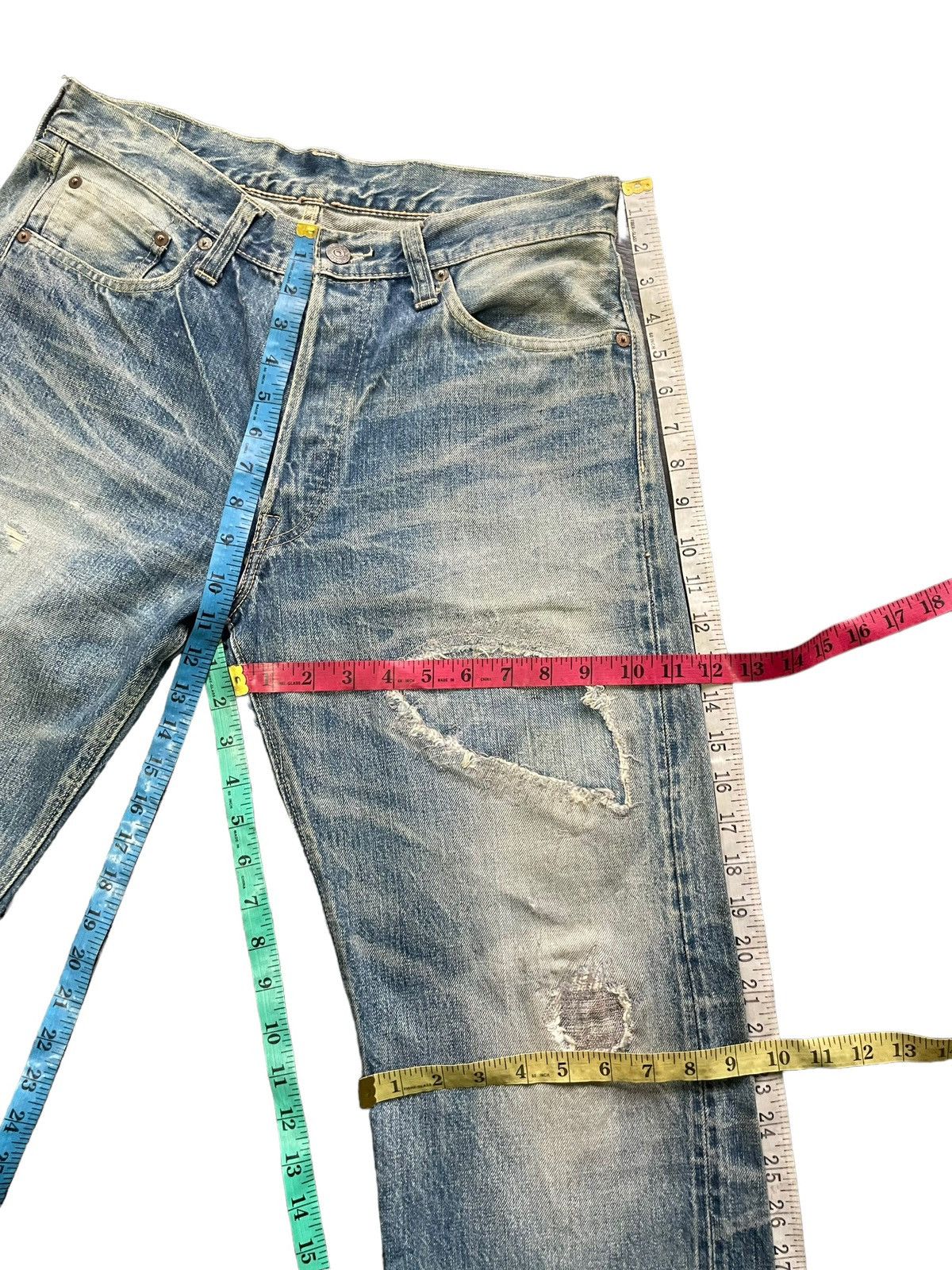 Sugar Cane Vintage Sugar Cane Lot 902 Selvedge Distresed Denim Size US 32 / EU 48 - 18 Thumbnail