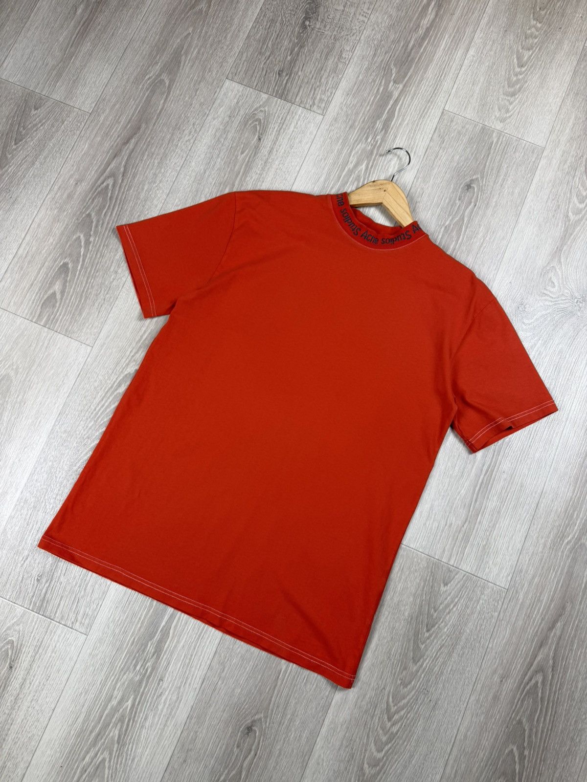 Acne Studios Acne Studios Gojina Dyed Neck Logo T-shirts Size S Size US S / EU 44-46 / 1 - 3 Thumbnail
