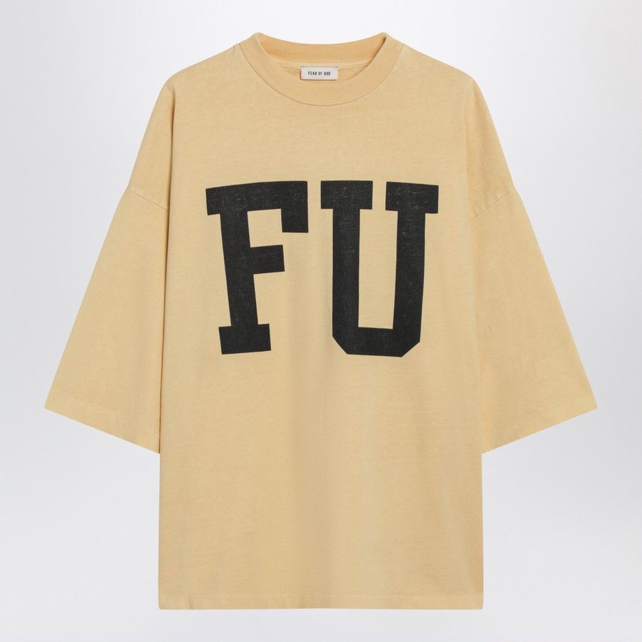 Fear of God o1d2blof0226 Oversized T-Shirt in Beige Size US XS / EU 42 / 0 - 1 Thumbnail