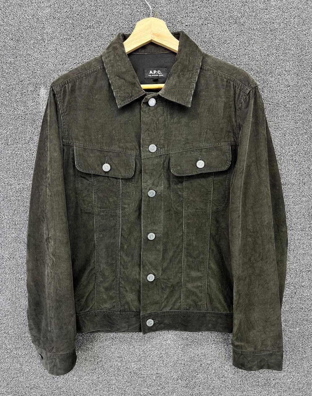 A.P.C. Vintage A.P.C. Luxury Rare Corduroy Jacket Size US S / EU 44-46 / 1 - 1 Thumbnail