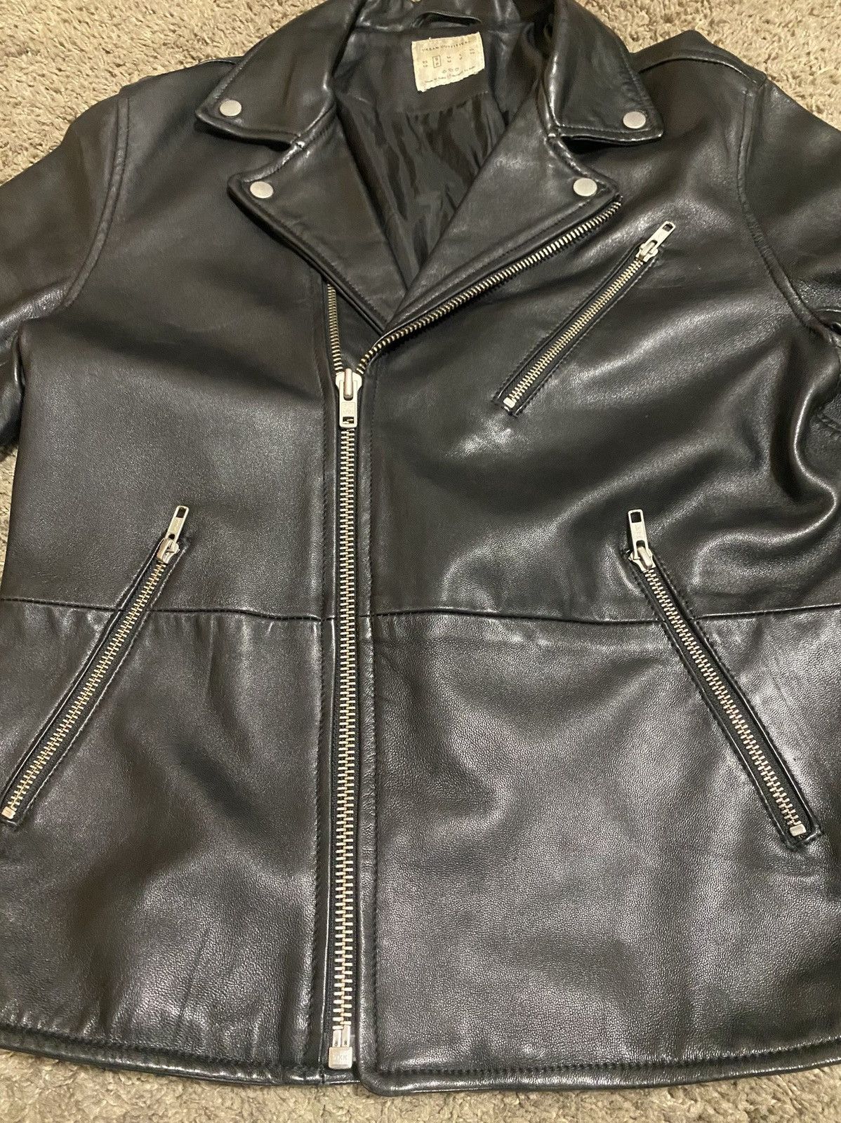 Urban Outfitters Urban Outfitters Leather Moto/cafe racer jacket ALLSAINTS Size US M / EU 48-50 / 2 - 3 Thumbnail