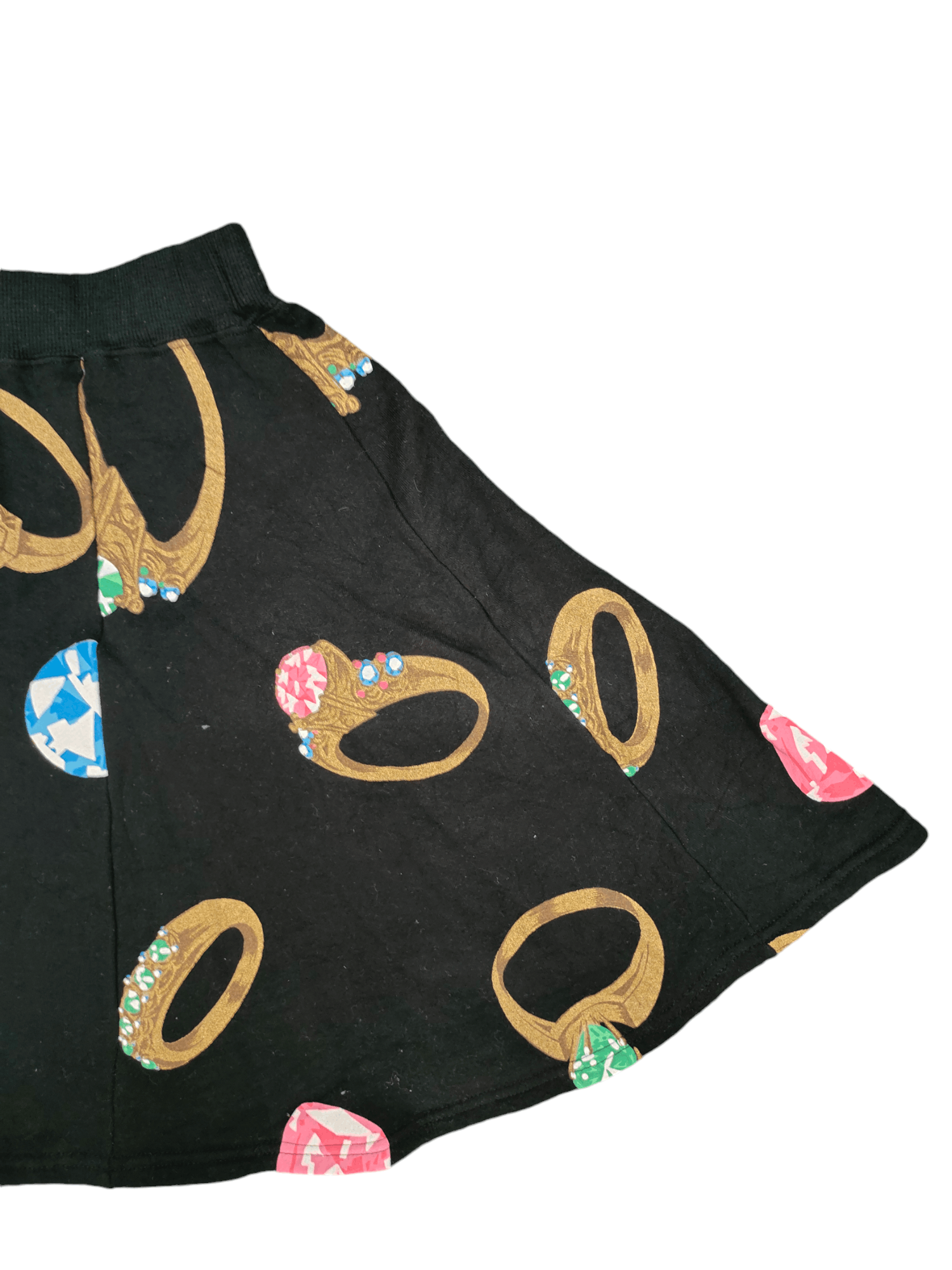 Issey Miyake Vintage 80s Iconic Issey Miyake Ring & Diamond Mini Skirt Size 30" / US 8 / IT 44 - 8 Thumbnail