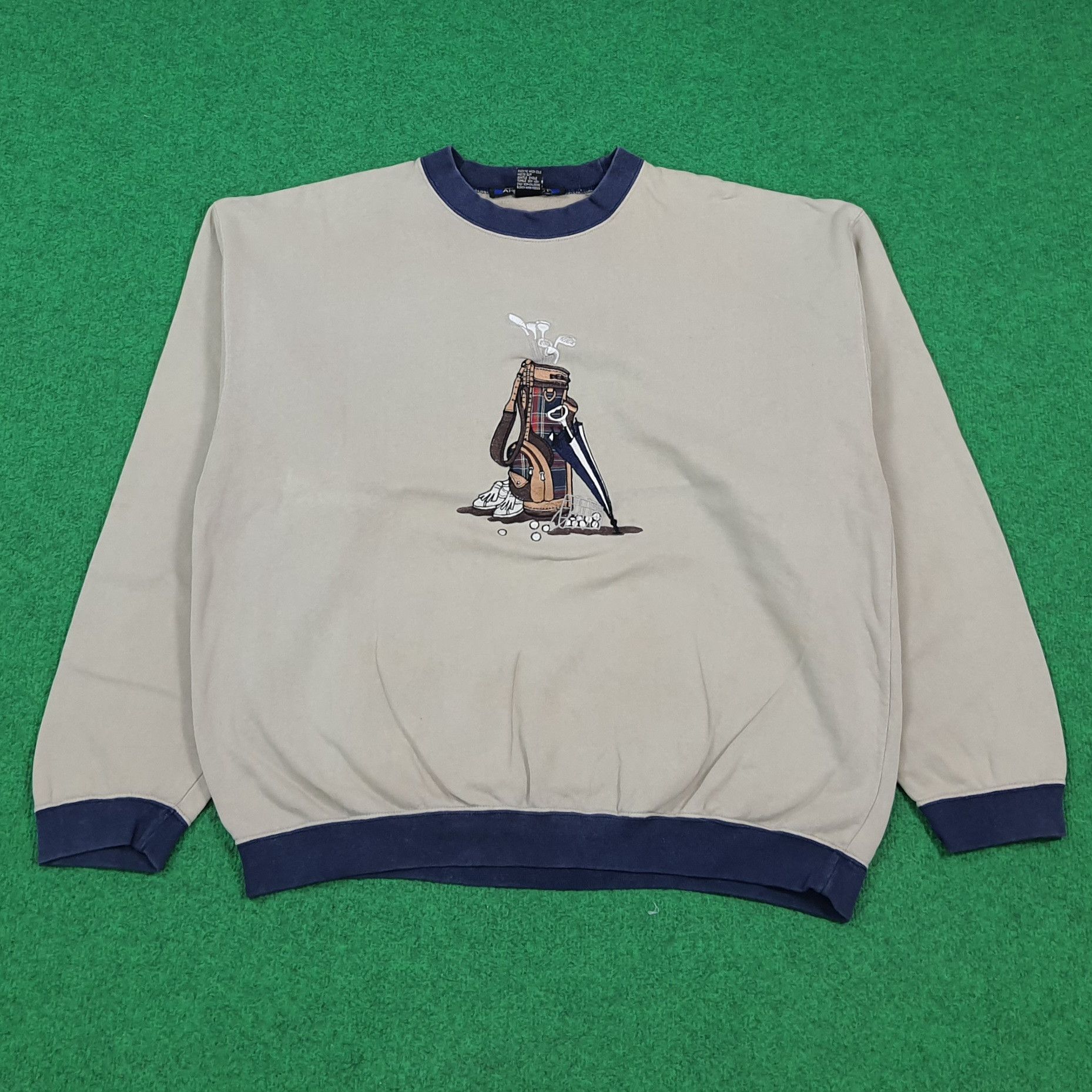 Vintage Vintage 90s Retro Architect Golf Graphic Sweatshirt C293N17 Size US L / EU 52-54 / 3 - 1 Thumbnail