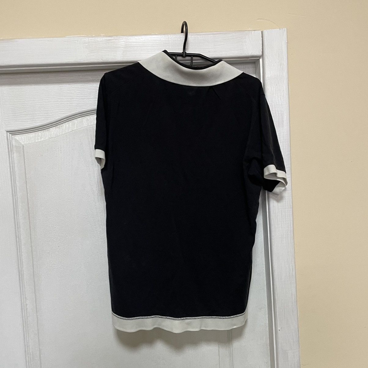 Adidas × Vintage × Yohji Yamamoto Vintage Adidas Y-3 Yohji Yamamoto Polo Tee Shirt ninja Size US M / EU 48-50 / 2 - 6 Thumbnail