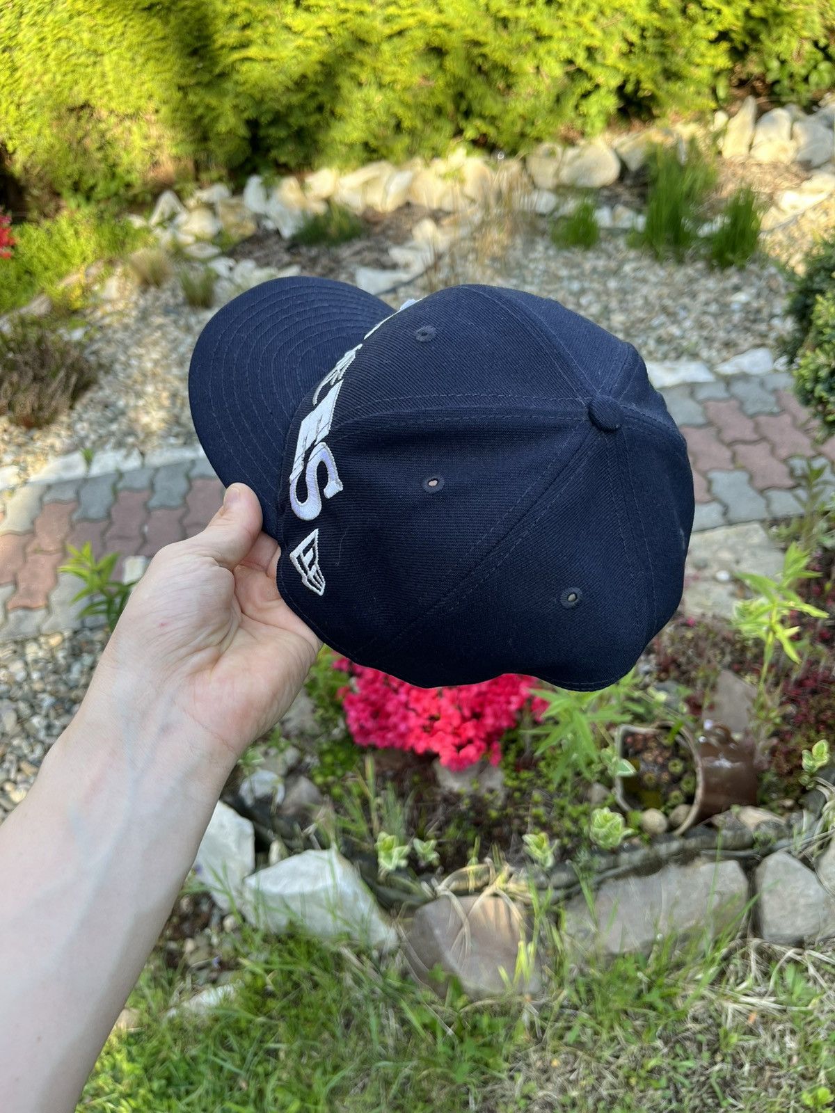 New Era × New York Yankees New era NYC New York Yankees snapback hat cap y2k big logo Size ONE SIZE - 14 Thumbnail