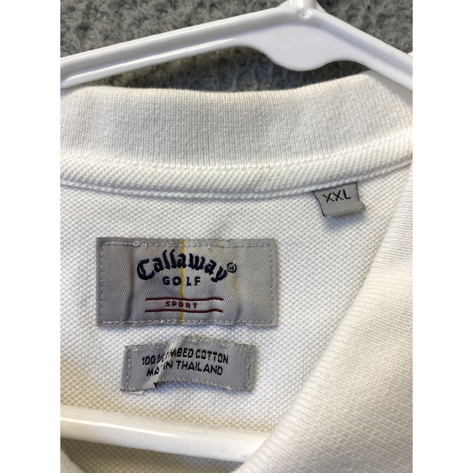 Callaway Callaway Polo Shirt Men XXL White Short Sleeve 56-49 Polo Shirt Mens XXL White Short Sleeve Size US XXL / EU 58 / 5 - 4 Thumbnail