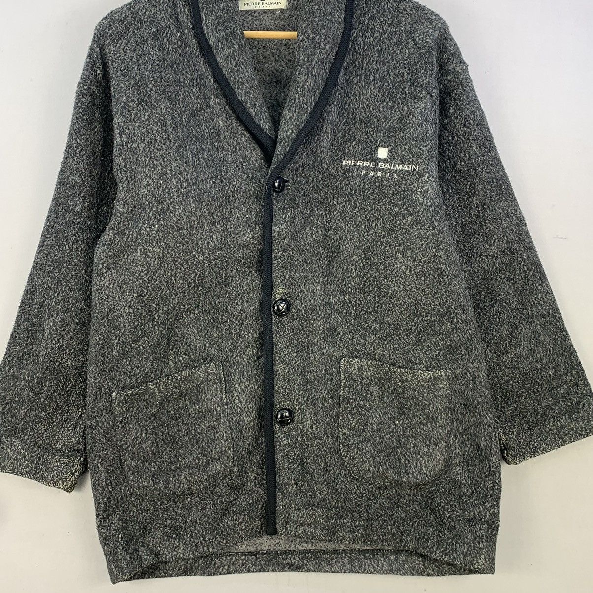 Pierre Balmain Vintage Pierre Balmain Paris Shawl Collar Jacket Size US L / EU 52-54 / 3 - 4 Thumbnail