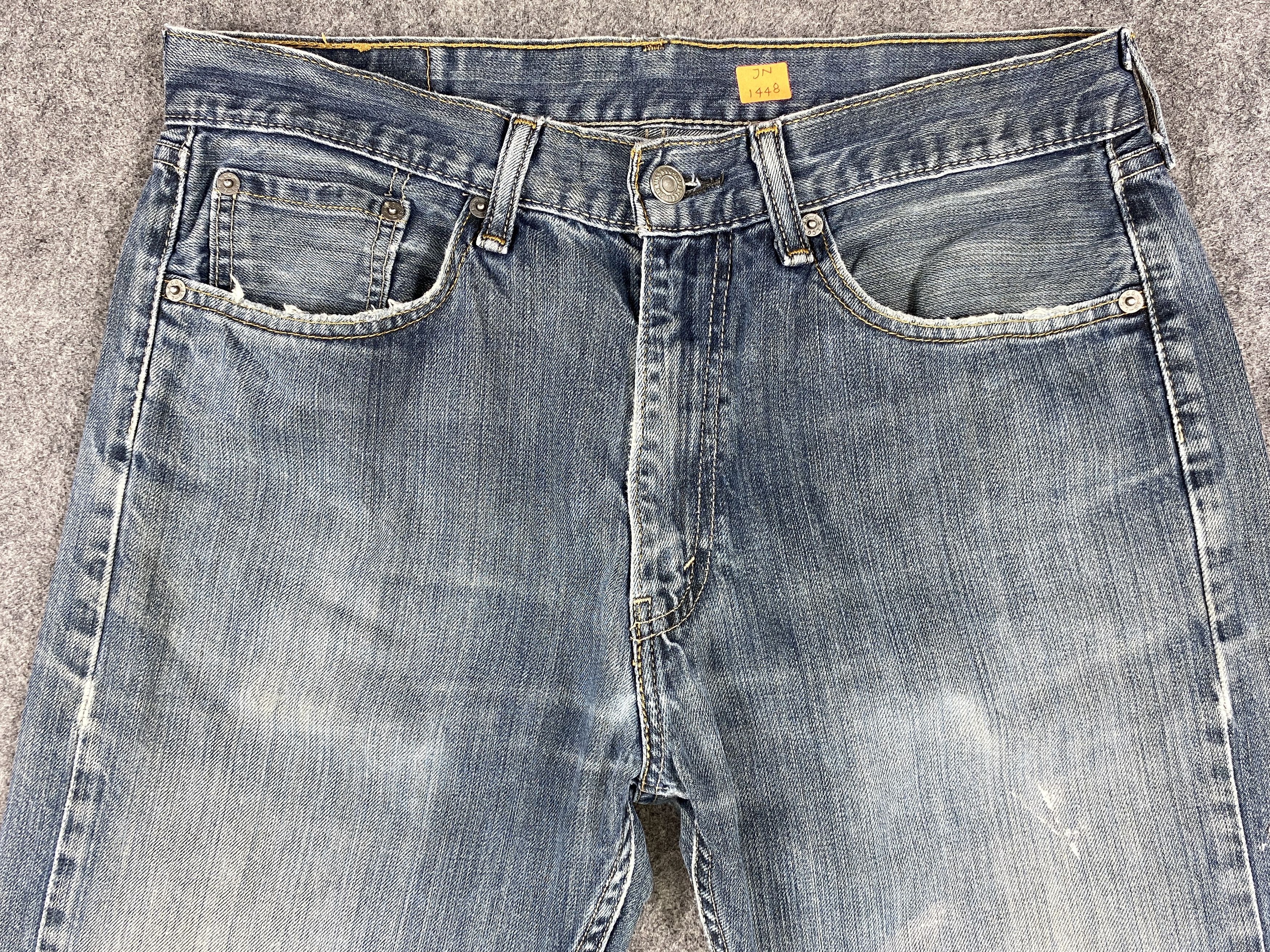Levi's Faded Blue Vintage Levi's 505 Jeans 32x33.5 Denim JN1448 Size US 32 / EU 48 - 3 Thumbnail
