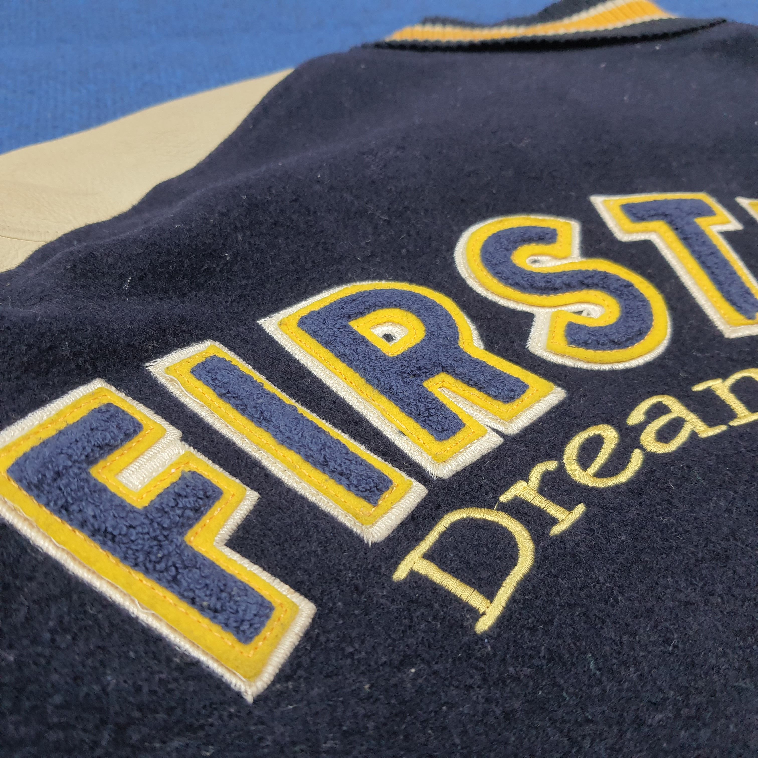 Vintage Vintage First Down Exploration USA Letterman Jacket C291N34 Size US L / EU 52-54 / 3 - 7 Thumbnail