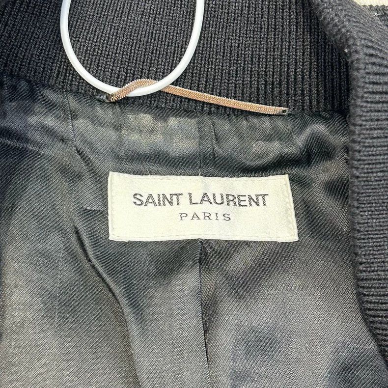 Yves Saint Laurent SAINT LAURENT Black and white patchwork wool patchwork Tedd Size US M / EU 48-50 / 2 - 3 Thumbnail