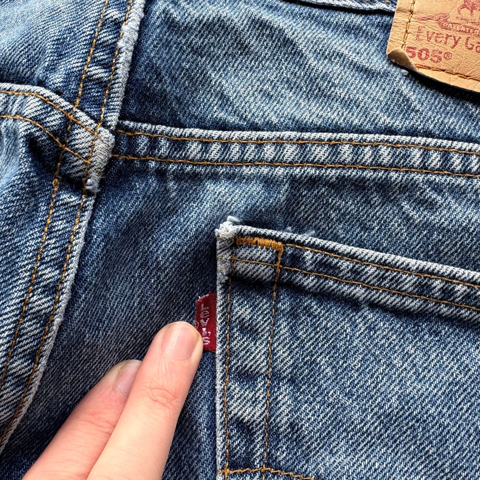 Levi's Beautiful Vintage Levis 505 Made in usa Jeans Size US 38 / EU 54 - 3 Thumbnail
