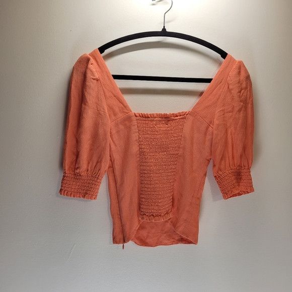 Aritzia Wilfred Aritzia Pandora prairie blouse fresco pink - xxs Size XXS / US 00 / IT 34 - 2 Thumbnail