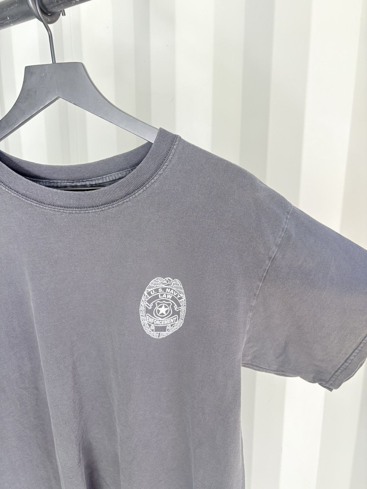 Vintage Thrashed Police Faded Distressed ERD Grunge Band WCC HARLEY Size US XL / EU 56 / 4 - 4 Thumbnail