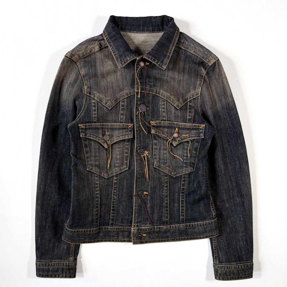 291295=Homme 🔻291295 = Homme Loose Ends Trucker Jacket🔻 Size US S / EU 44-46 / 1 - 1 Thumbnail