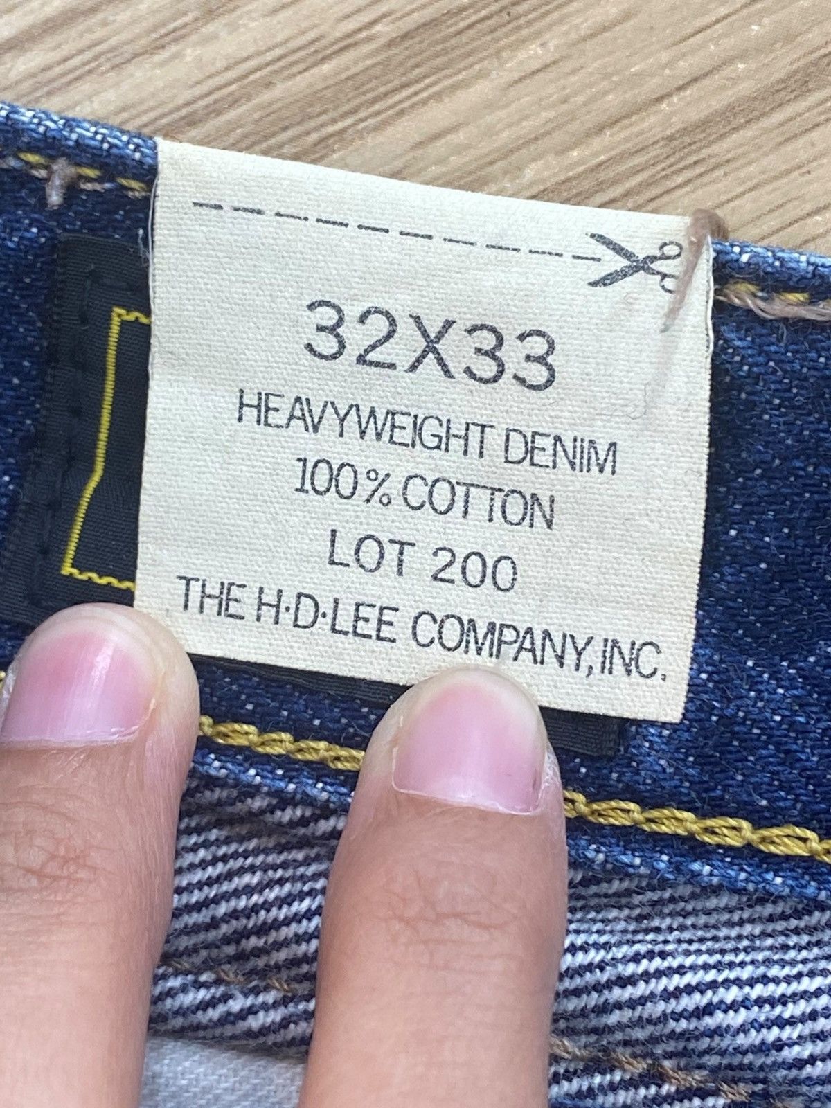 Lee Lee Riders Faded Dark Wash Style Loose Jeans Size US 30 / EU 46 - 11 Thumbnail
