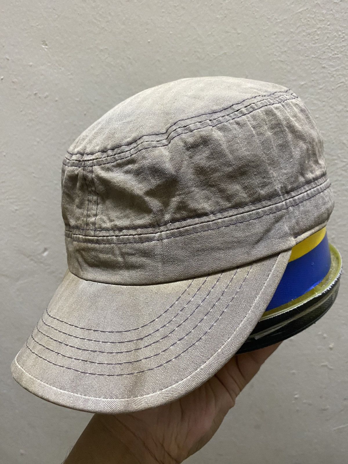 Hysteric Glamour × If Six Was Nine × Le Grande Bleu (L.G.B.) 2000s Cadet Hat Japan Punk Poem Distressed y2k style Size ONE SIZE - 2 Thumbnail