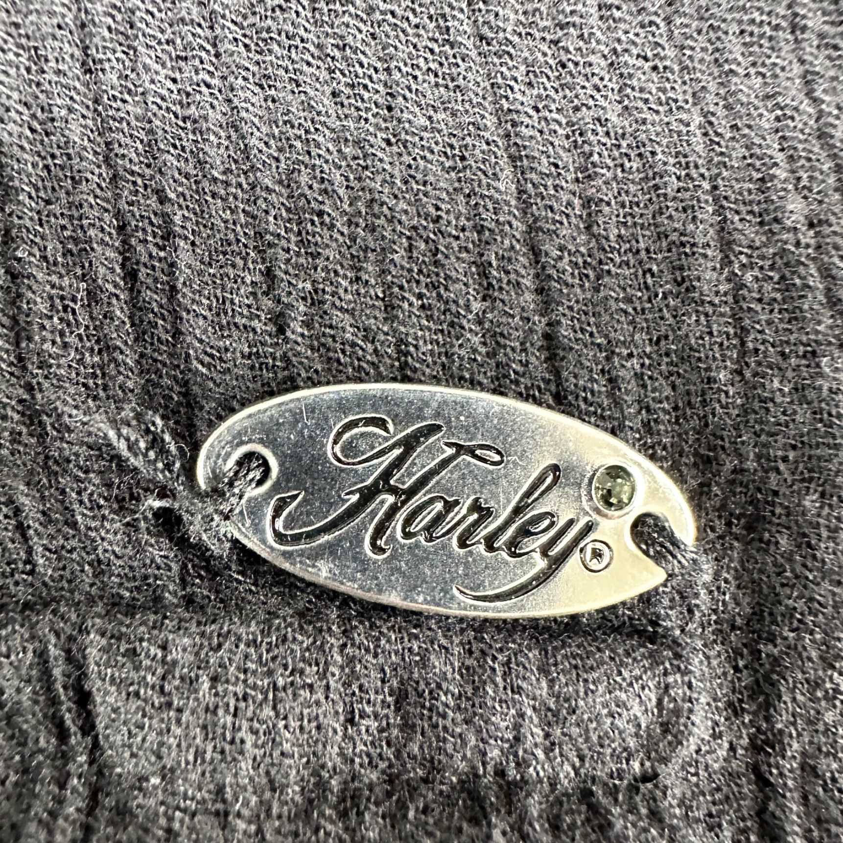 Harley Davidson VINTAGE Harley-Davidson Shirt Womens XL Black Button-Up Cotton Bling Wings Y2K Size XL / US 12-14 / IT 48-50 - 7 Thumbnail