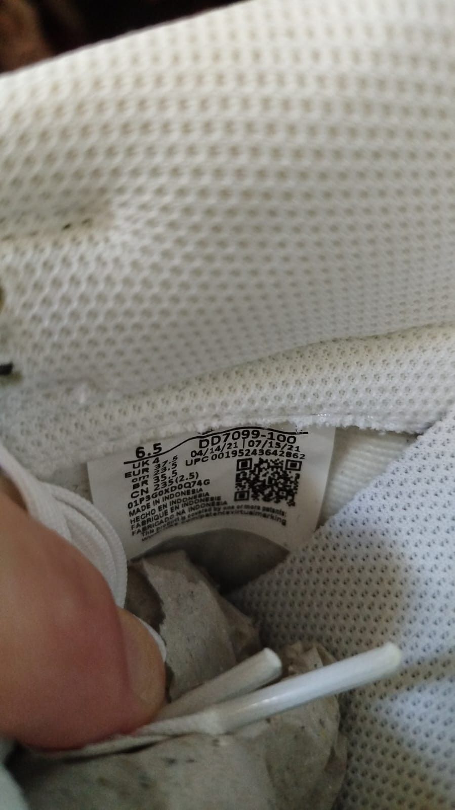Nike Nike Dunk SE Low Primal White Size US 6.5 / IT 36.5 - 9 Thumbnail