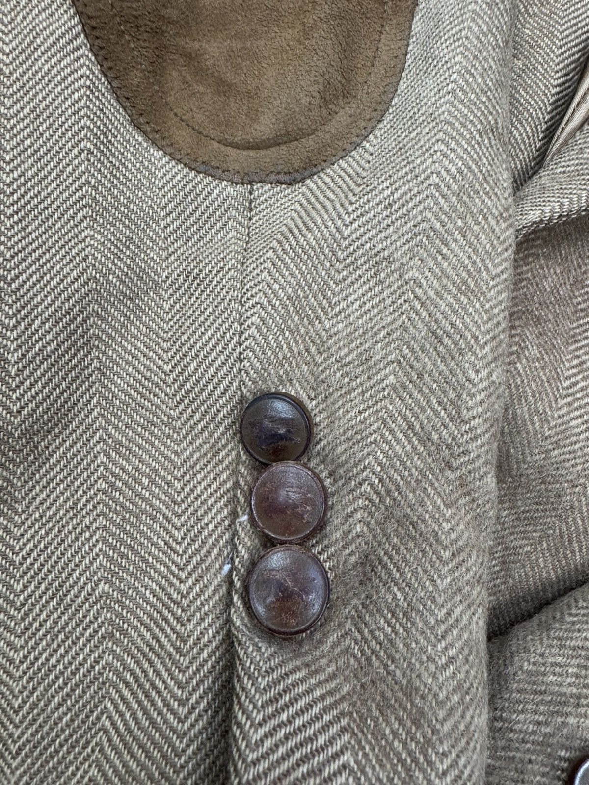 Burberry × Vintage Vintage Burberry Cashmere Rare Luxury Blazer Jacket Size 42R - 5 Thumbnail