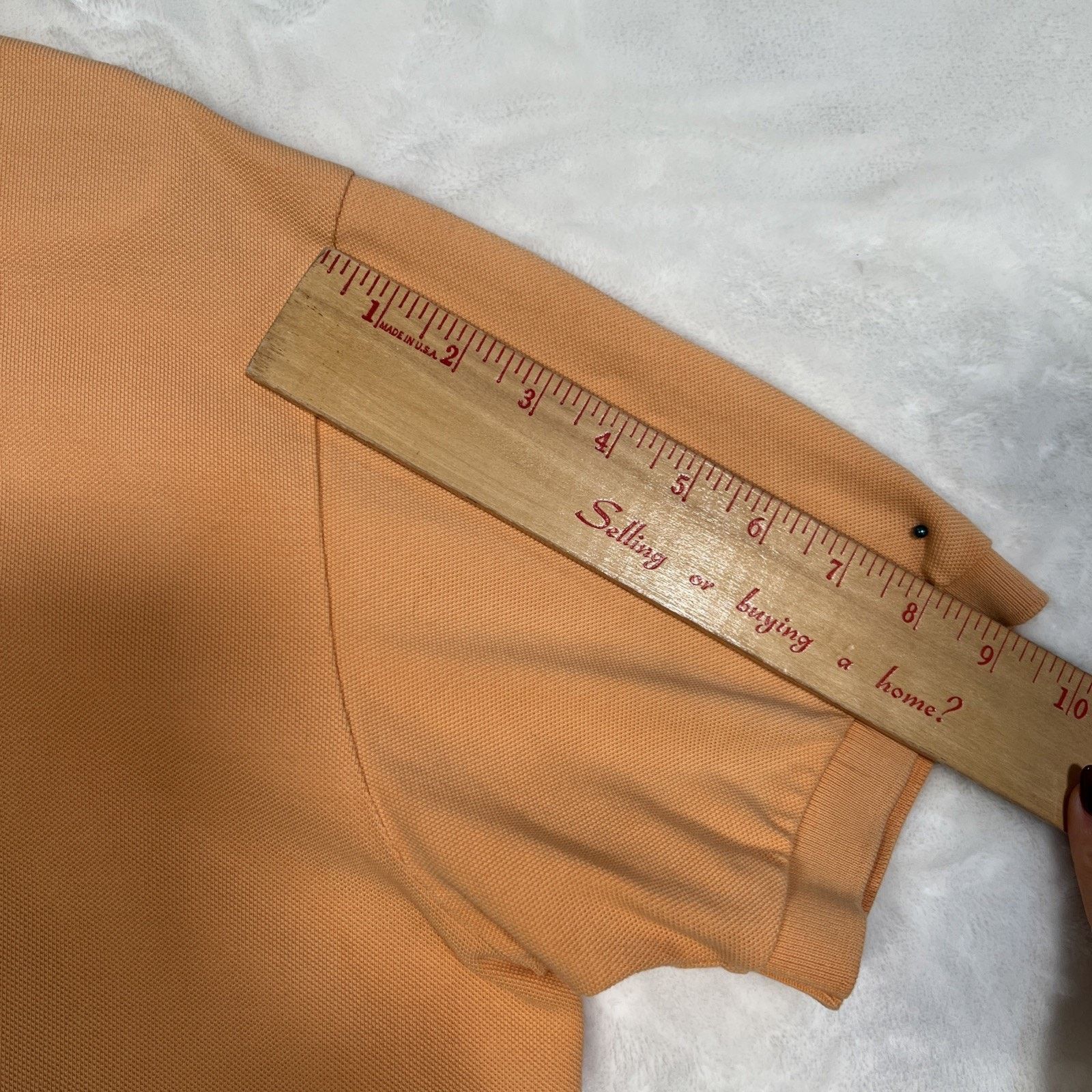 Polo Ralph Lauren Polo Ralph Lauren Men's Melon Peach Cotton Polo Shirt Large Size US L / EU 52-54 / 3 - 6 Thumbnail
