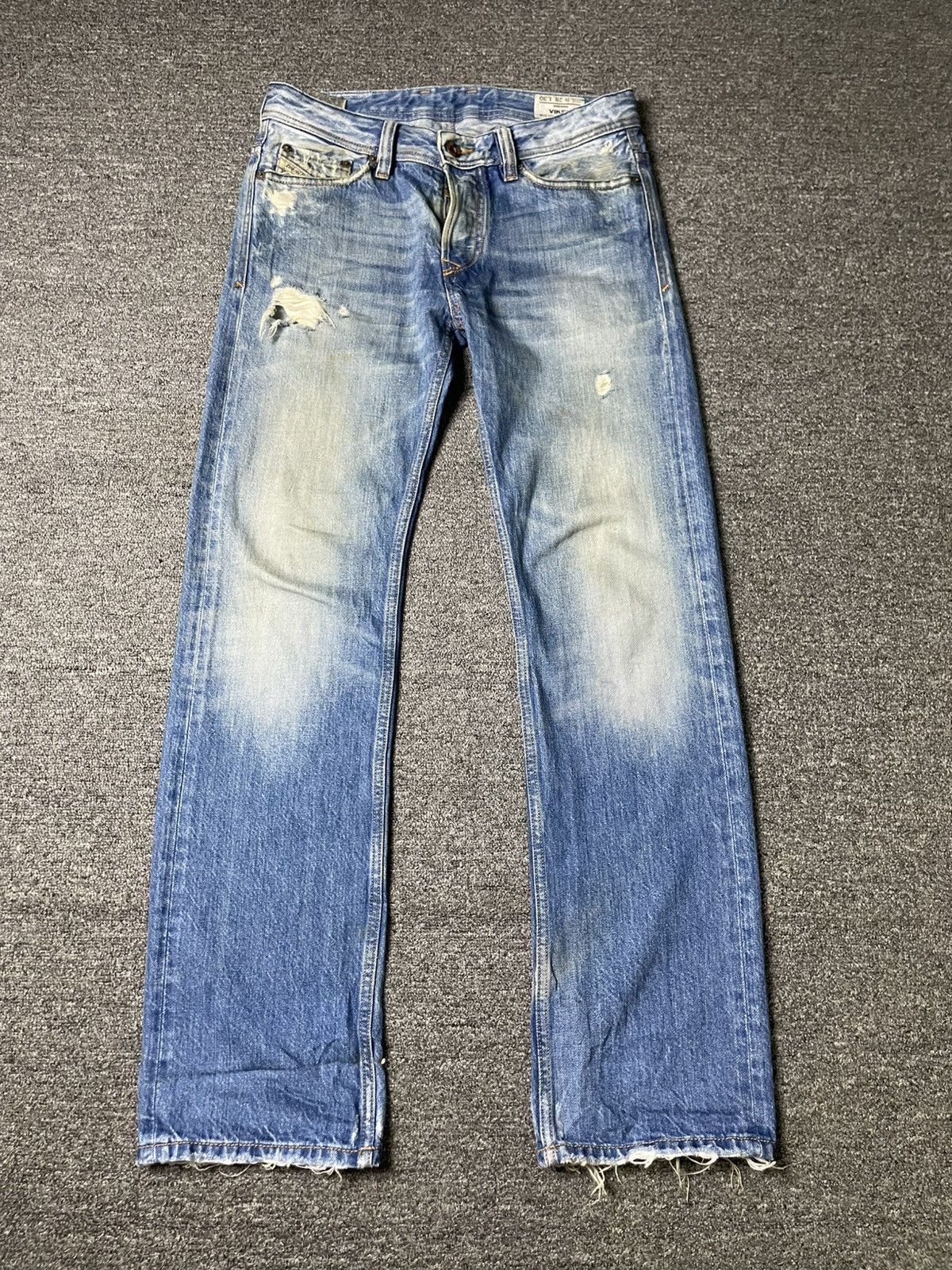 Diesel × Vintage Vintage DIESEL VIKER Distressed Denim Jeans (106) Size US 31 - 1 Thumbnail