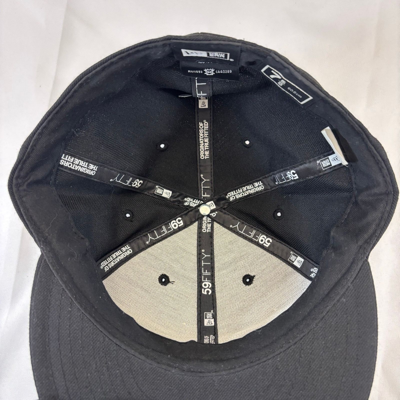 Oakley New Era x Oakley Fitted Cap 7 5/8 100% Black Wool Size ONE SIZE - 3 Thumbnail