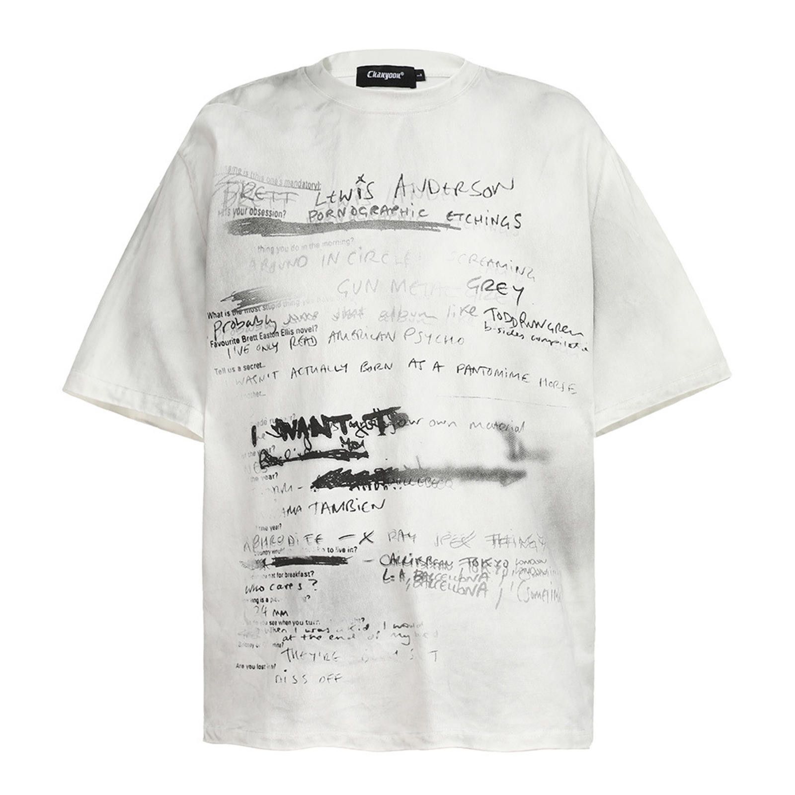Other Graphic Oversized T-Shirt by Clagger - Unique Design in Grey Size US M / EU 48-50 / 2 - 1 Thumbnail