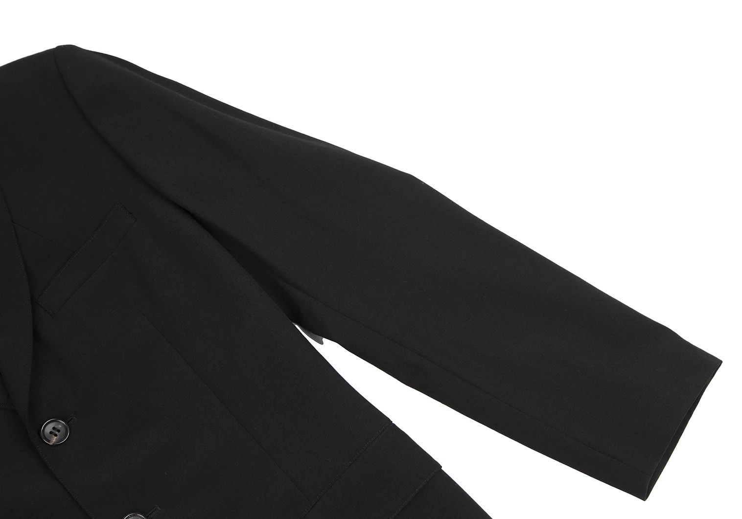 Jean Paul Gaultier Wool 3-Button Jacket in Black, Size 48 Size US M / EU 48-50 / 2 - 8 Thumbnail