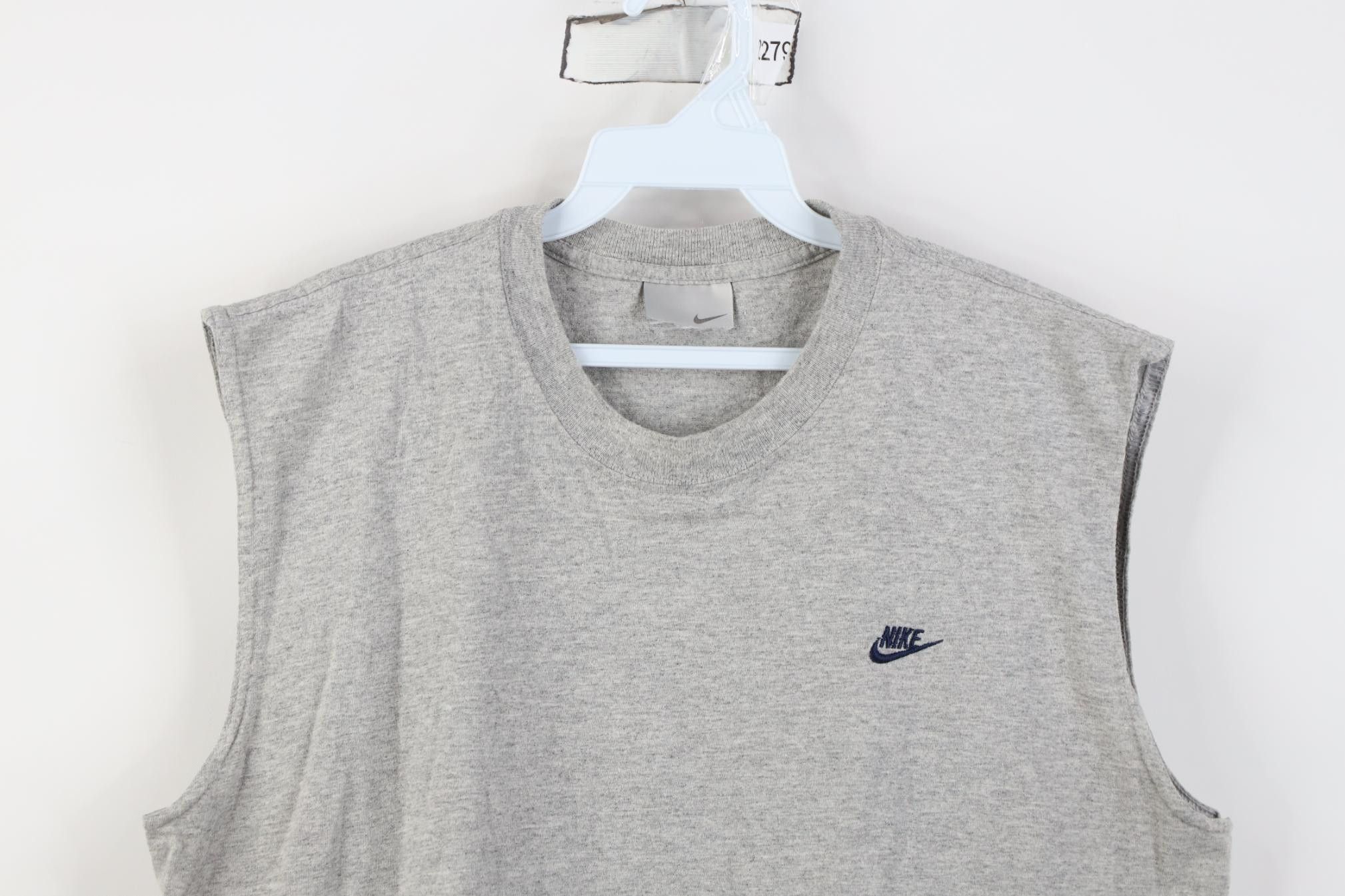 Nike Vintage Y2K Nike Scott Mini Swoosh Sleeveless Muscle T-Shirt Size US M / EU 48-50 / 2 - 2 Thumbnail