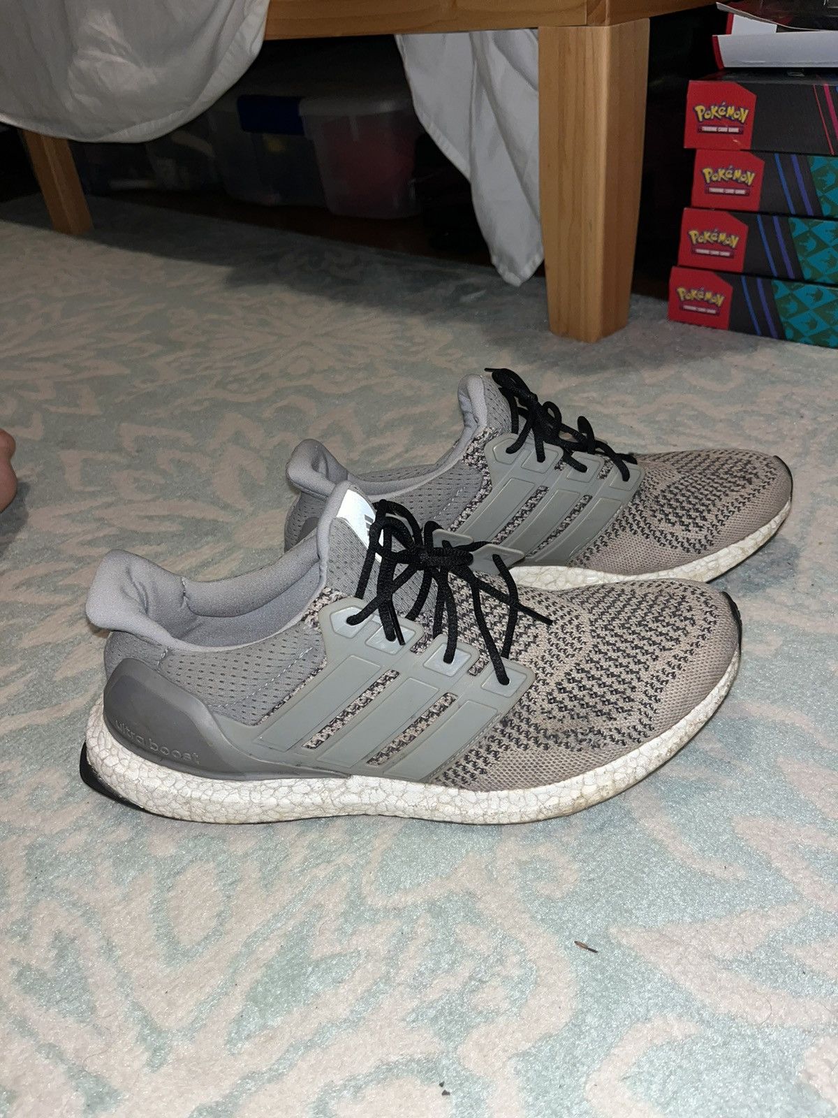 Adidas Heavily worn wool grey adidas ultra boost 1.0 Size US 11.5 / EU 44-45 - 3 Thumbnail