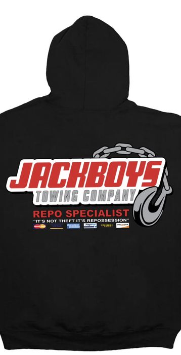 Jackboys towing best sale company hoodie