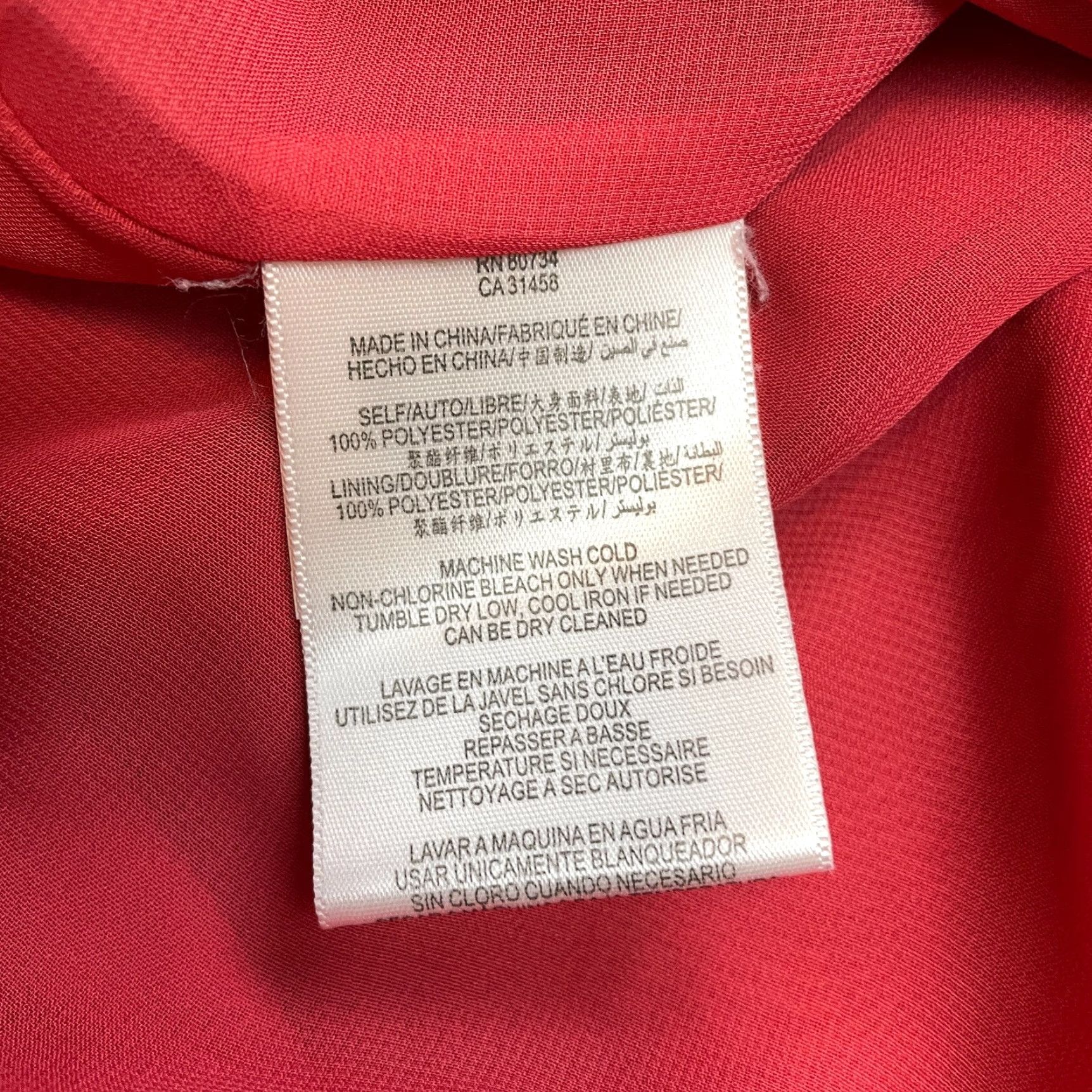 BCBGeneration BCBGeneration Shift Dress Womens Small Burnt Coral Pink Sleeveless Belted Midi Size S / US 4 / IT 40 - 6 Thumbnail