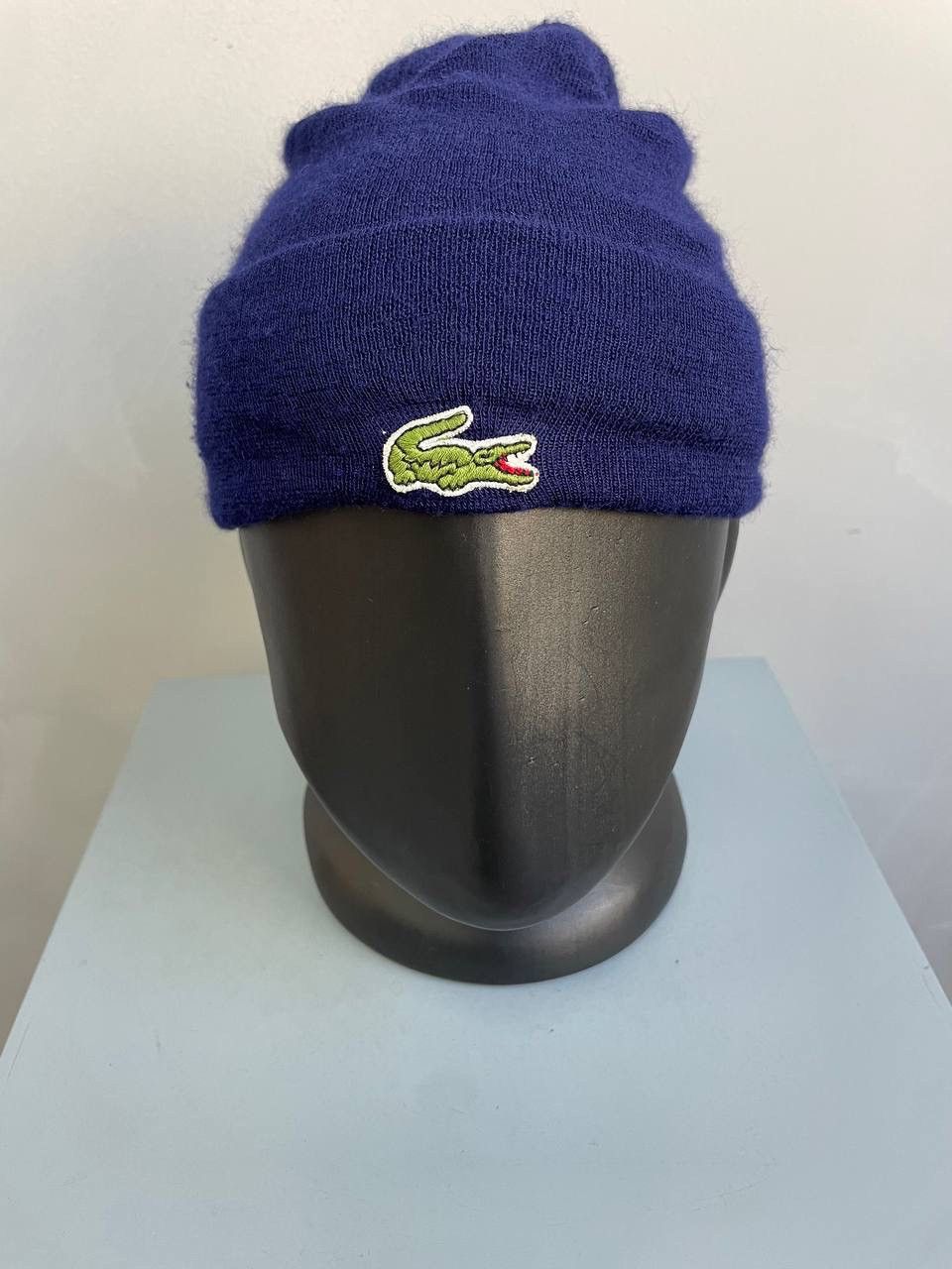 Lacoste × Vintage SALE💣💣 Lacoste Chemise Vintage Beanie hat Made in France I Size ONE SIZE - 2 Thumbnail